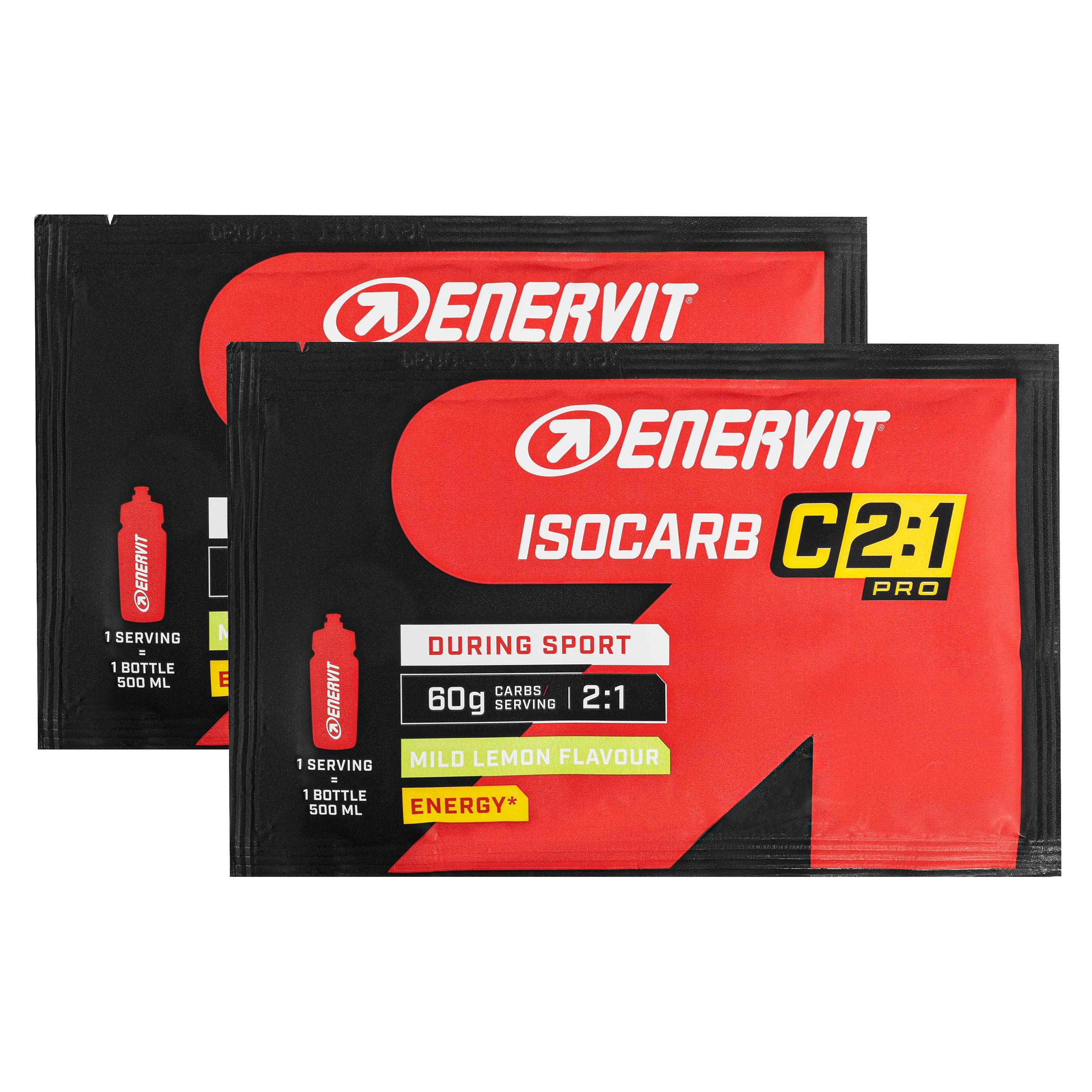 Вуглеводи Enervit Isocarb C2:1 65 г м'який лимон - 2 шт.