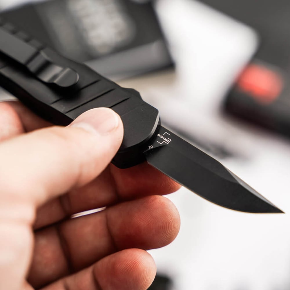Nóż sprężynowy Boker Heckler&Koch OTF SP03