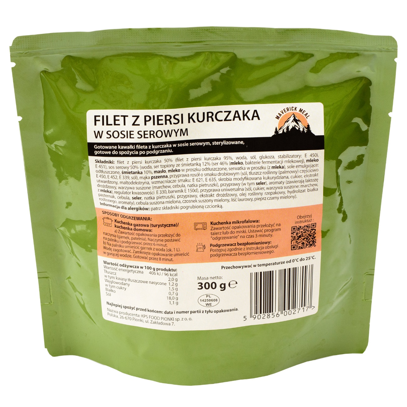 Готова страва Maverick Food Курка в сирному соусі - 300 г