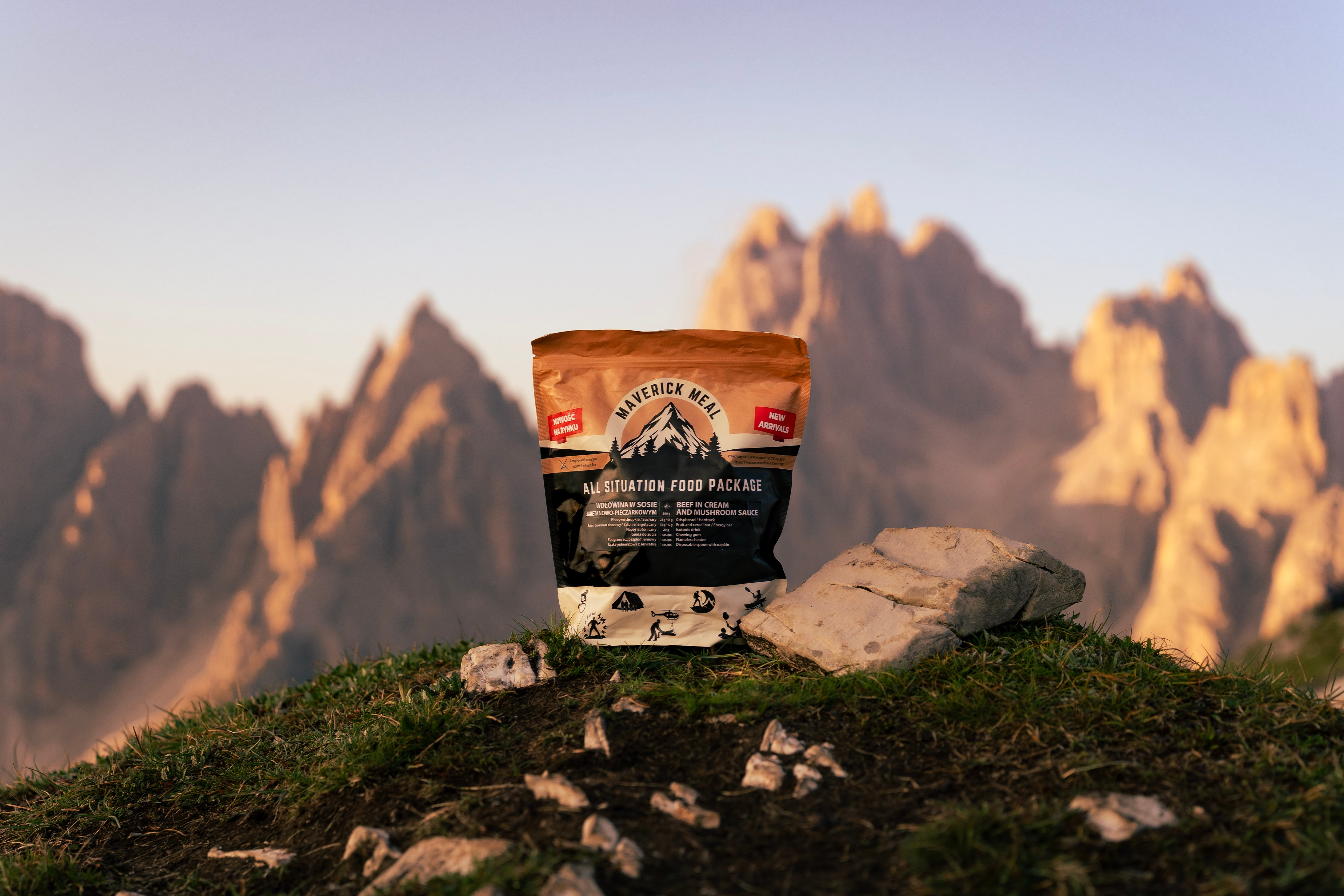 Сухий пайок Maverick Food Midi Куряче філе в сирному соусі - 380 г