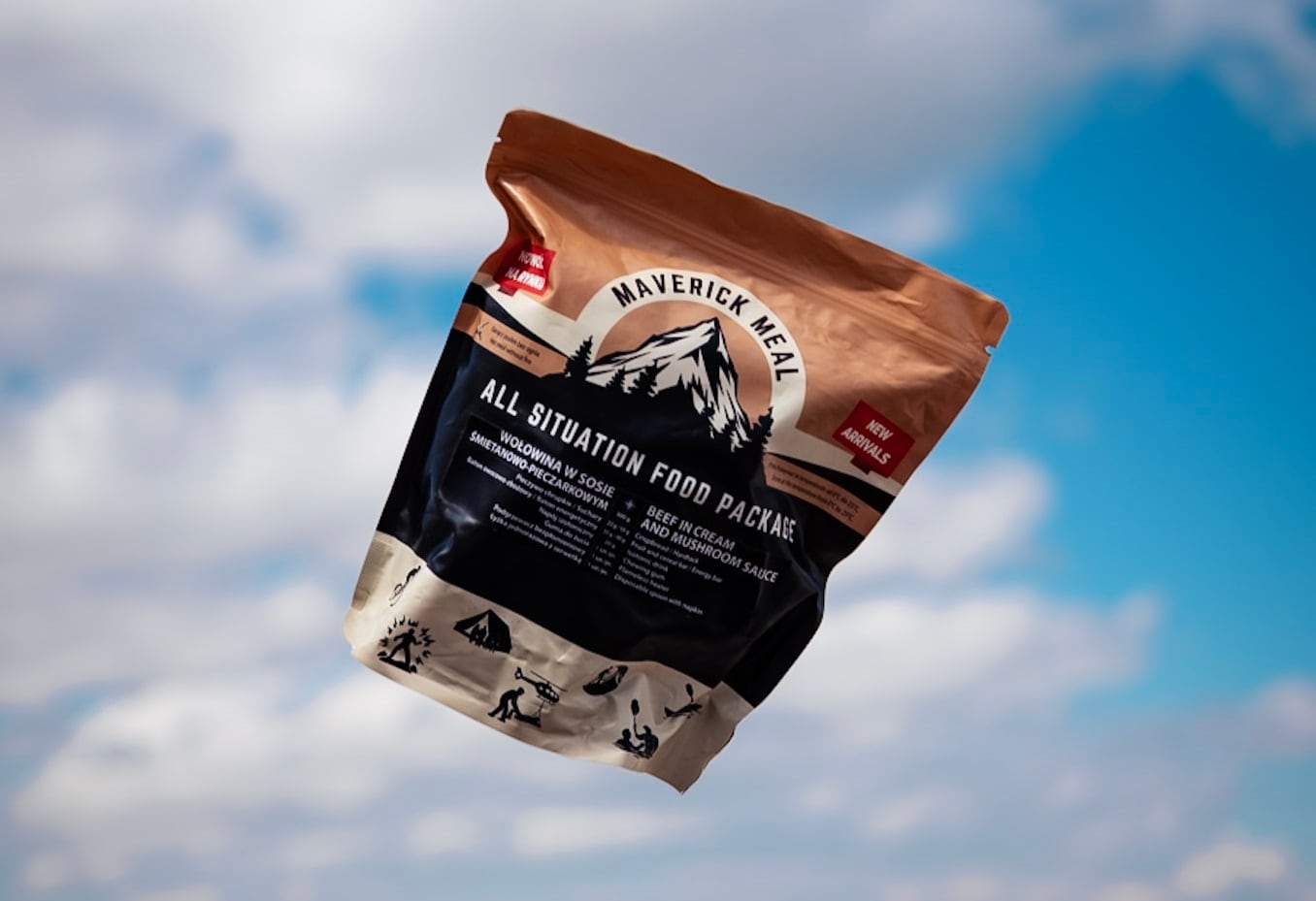 Сухий пайок Maverick Food Midi Куряче філе в сирному соусі - 380 г