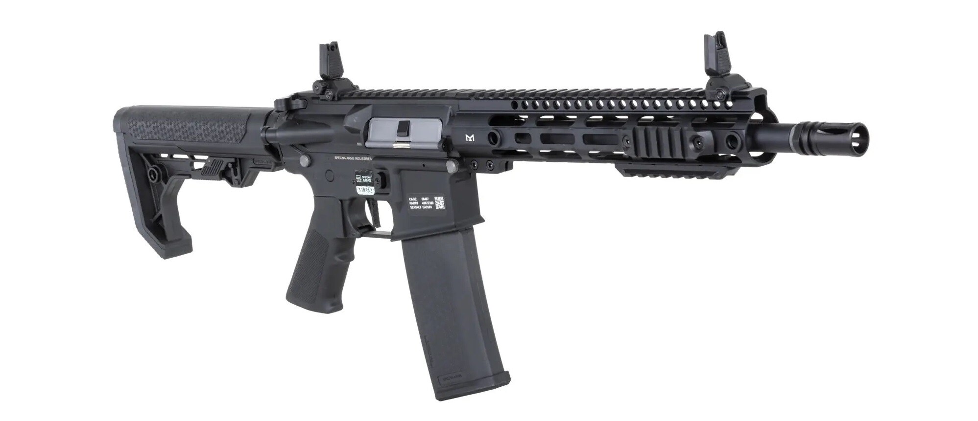 Karabinek szturmowy AEG Specna Arms SA-C20-L CORE Light Ops Stock HAL ETU Gen.2 - Black