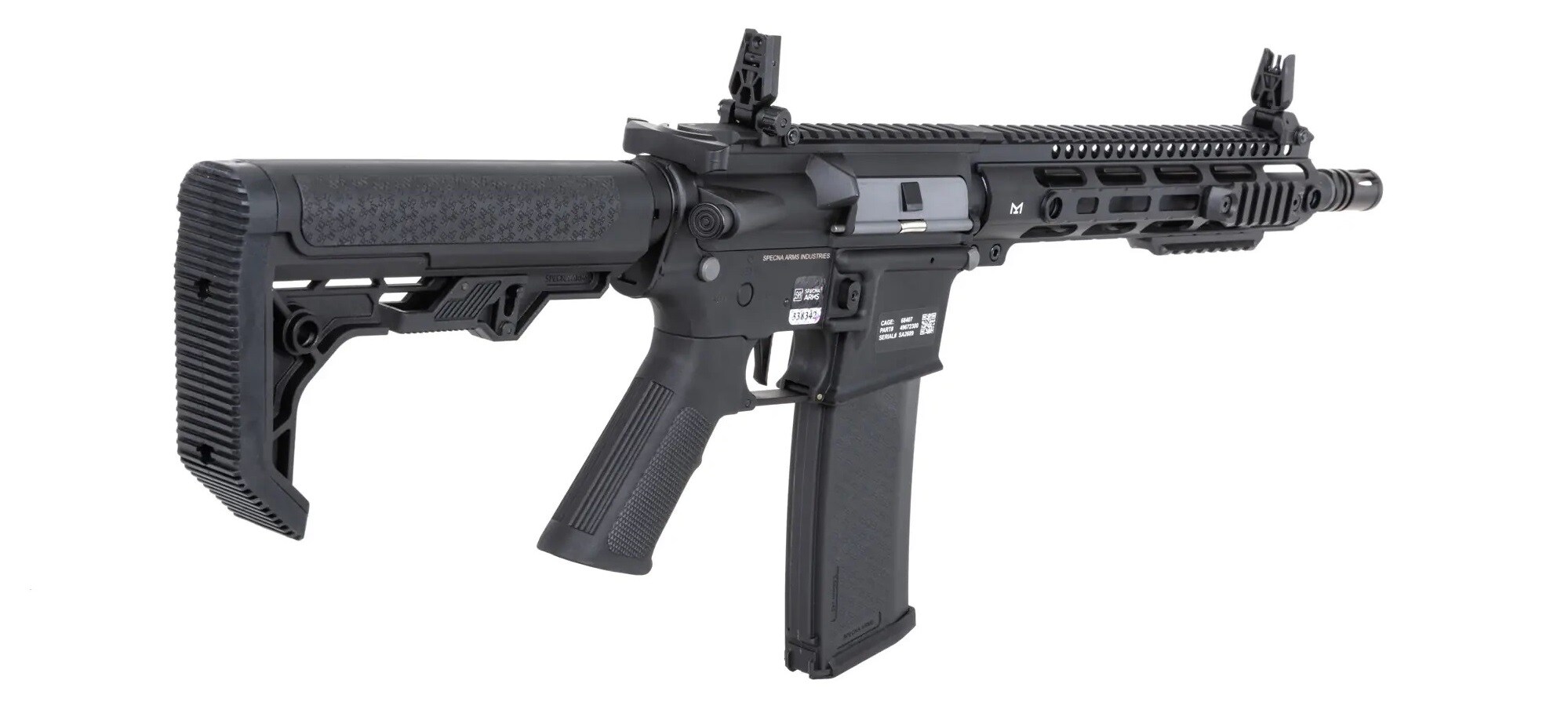 Karabinek szturmowy AEG Specna Arms SA-C20-L CORE Light Ops Stock HAL ETU Gen.2 - Black