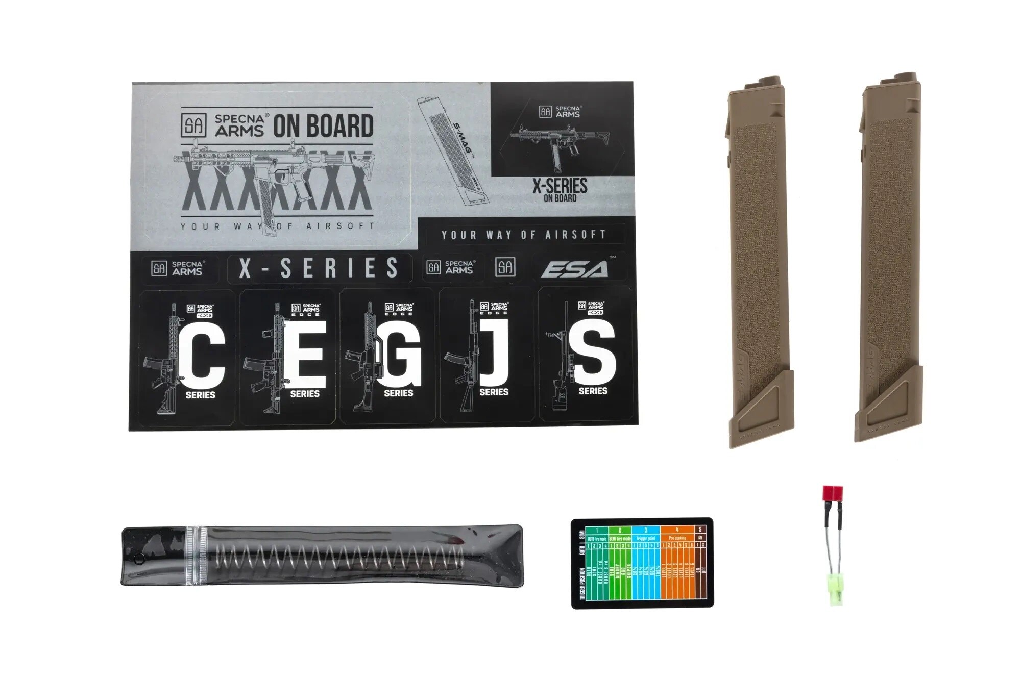 Karabinek szturmowy AEG Specna Arms SA-CX02 CORE HAL ETU Gen.2 - Half-Tan