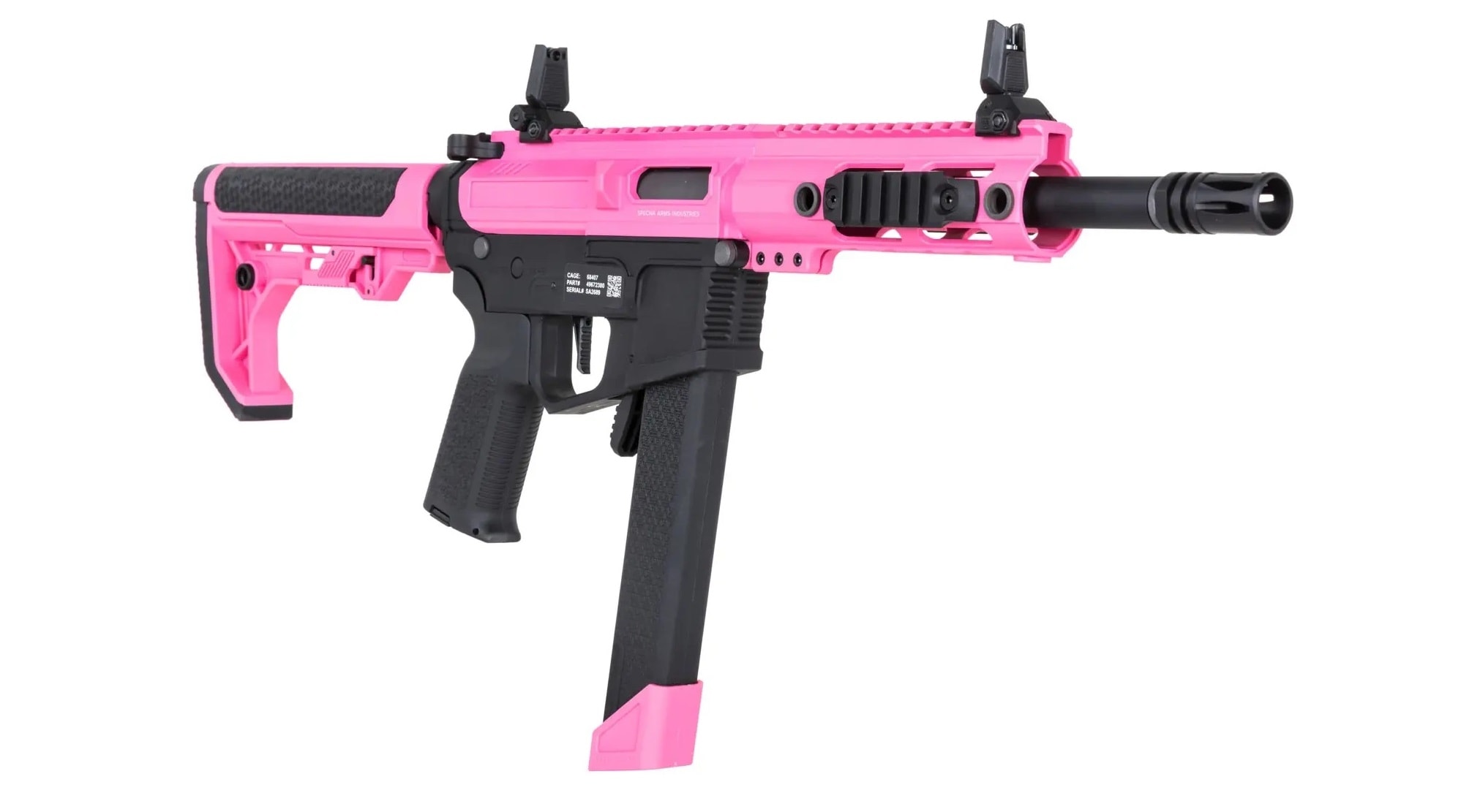 Karabinek szturmowy AEG Specna Arms SA-FX01 Flex BLDC HAL ETU Gen. 2 - Pink