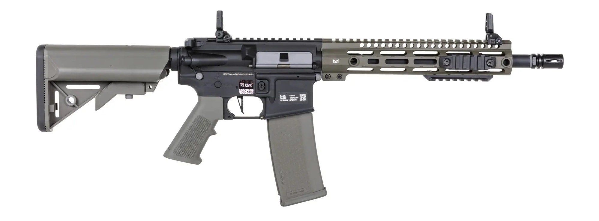 Karabinek szturmowy AEG Specna Arms SA-C20 CORE HAL ETU Gen.2 - Olive