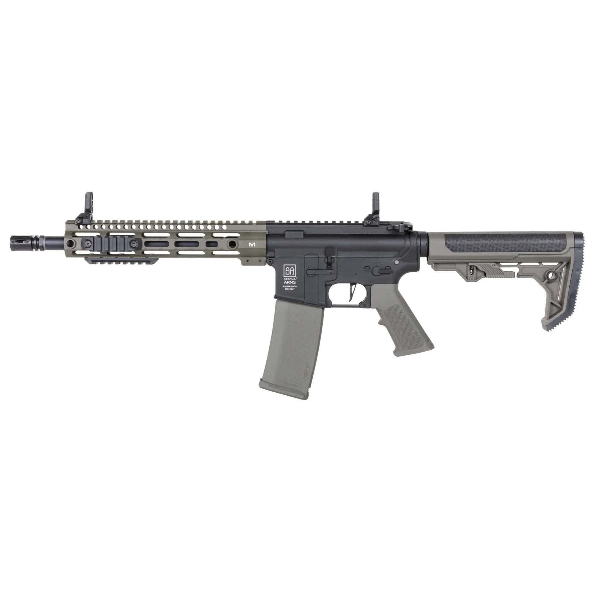 Karabinek szturmowy AEG Specna Arms SA-C20-L CORE Light Ops Stock HAL ETU Gen.2 - Olive
