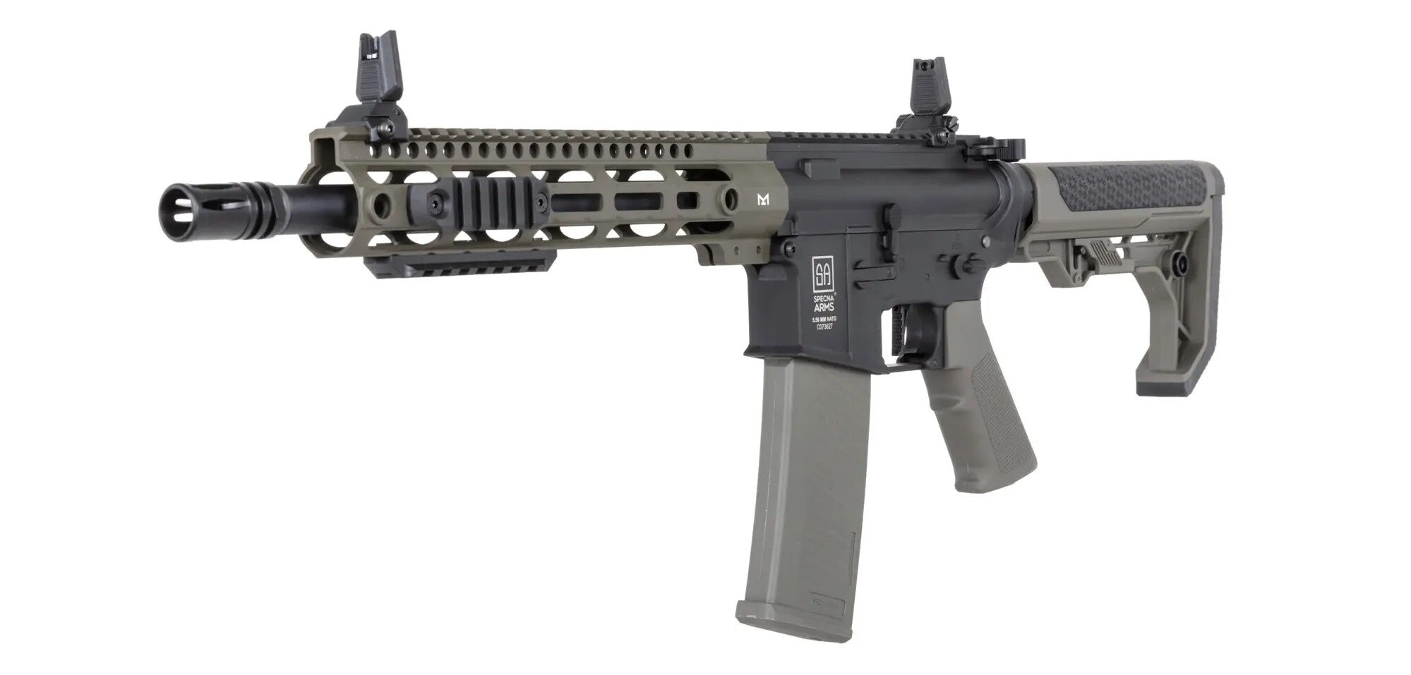 Karabinek szturmowy AEG Specna Arms SA-C20-L CORE Light Ops Stock HAL ETU Gen.2 - Olive