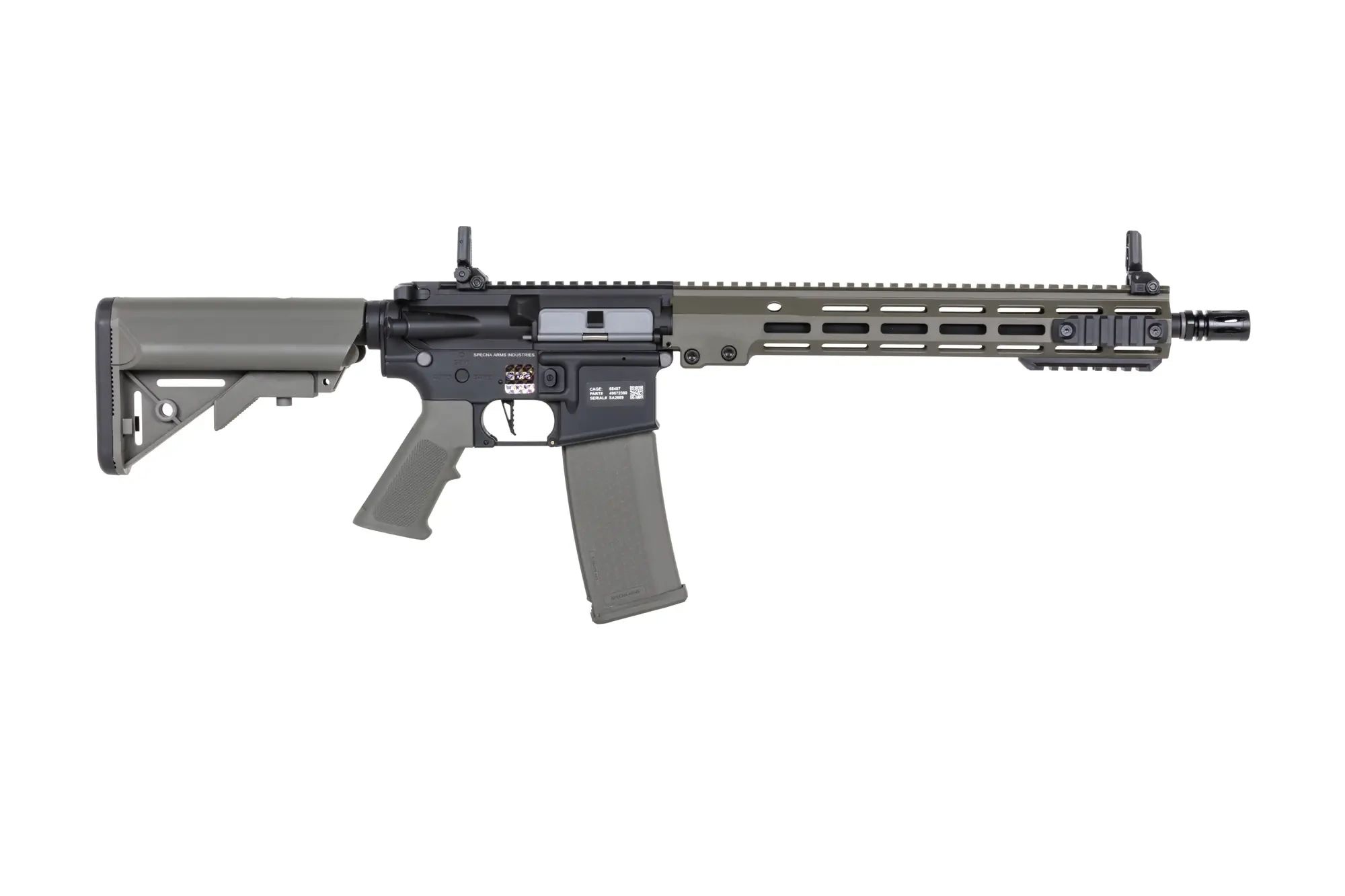 Karabinek szturmowy AEG Specna Arms SA-C22 CORE HAL ETU Gen.2 - Olive