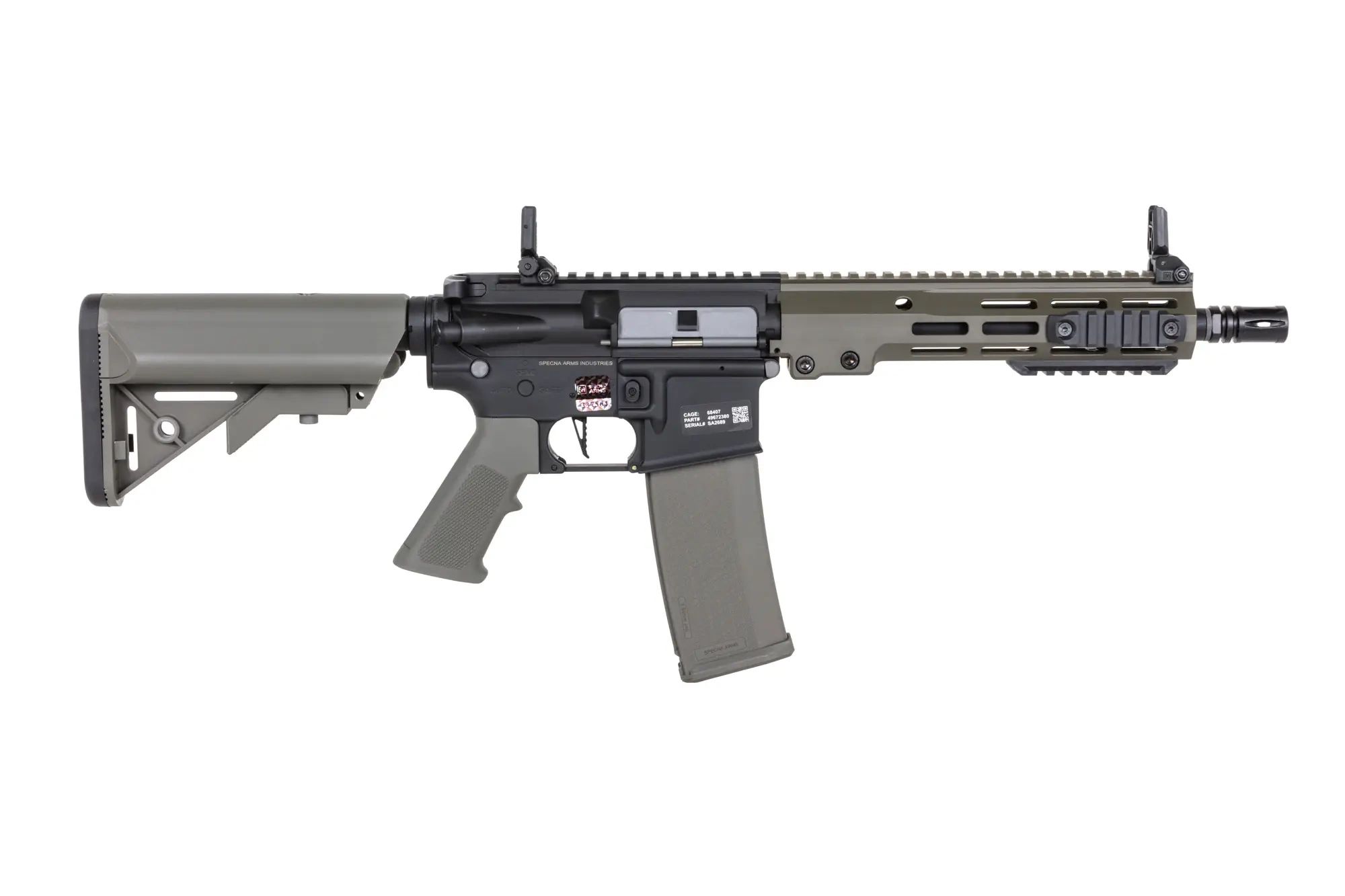 Karabinek szturmowy AEG Specna Arms SA-C23 CORE HAL ETU Gen.2 - Olive