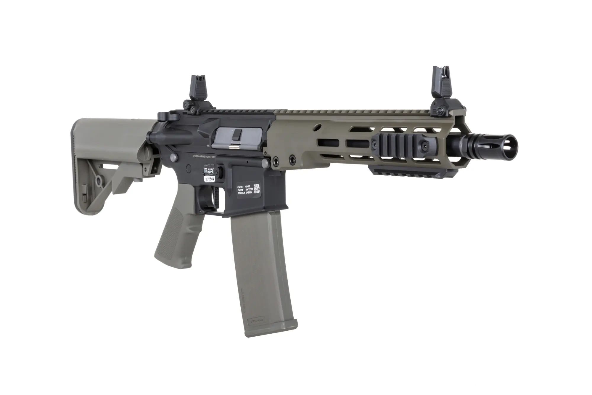 Karabinek szturmowy AEG Specna Arms SA-C23 CORE HAL ETU Gen.2 - Olive