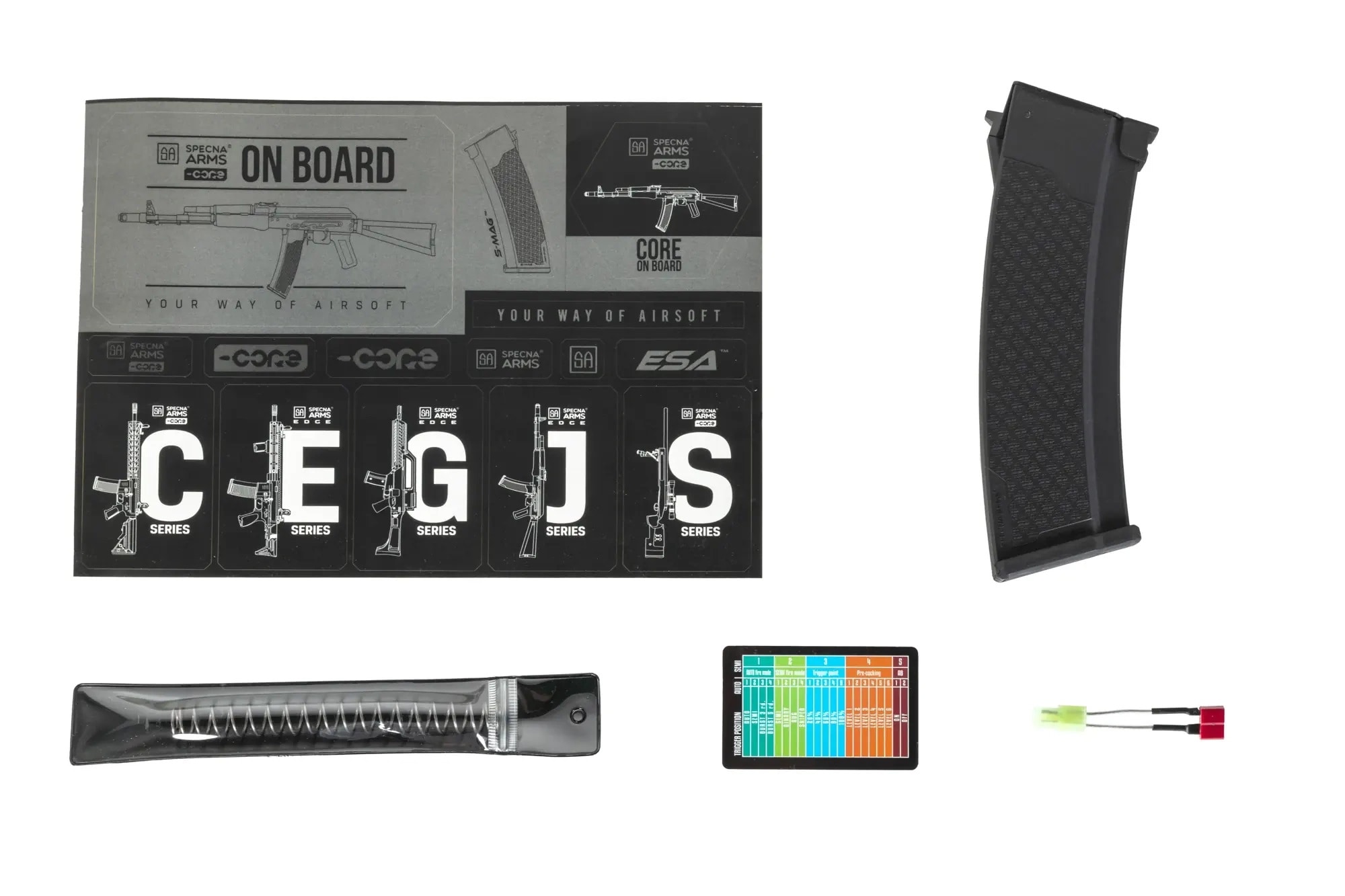 Karabinek szturmowy AEG Specna Arms SA-J83 CORE HAL ETU Gen. 2 - Black