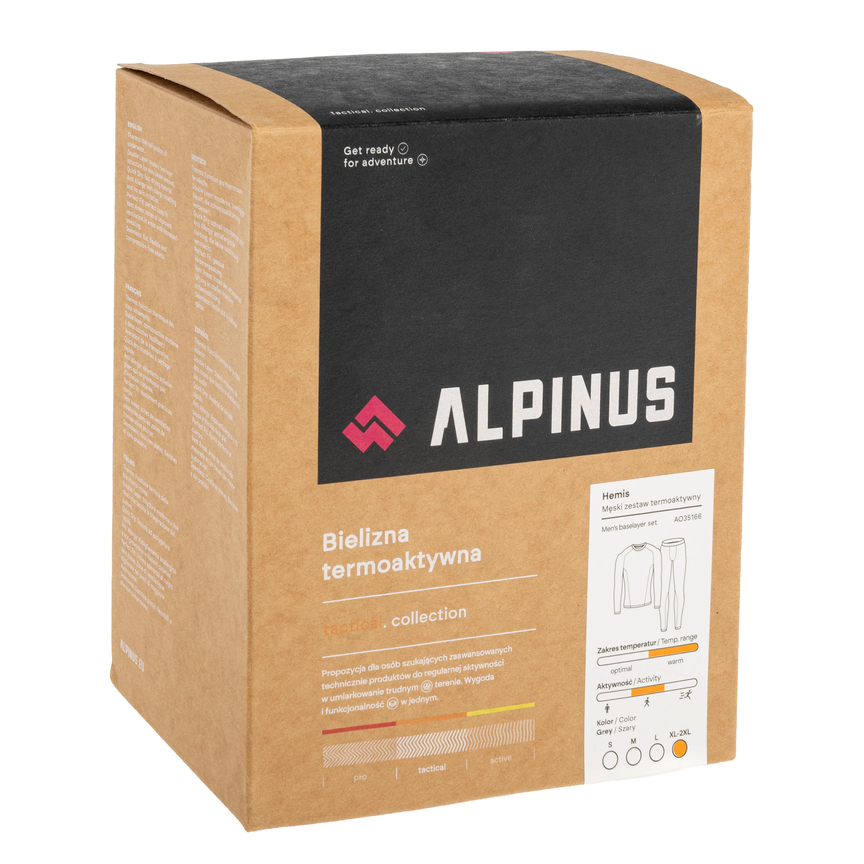 Термобілизна Alpinus Hemis Set - Сірий