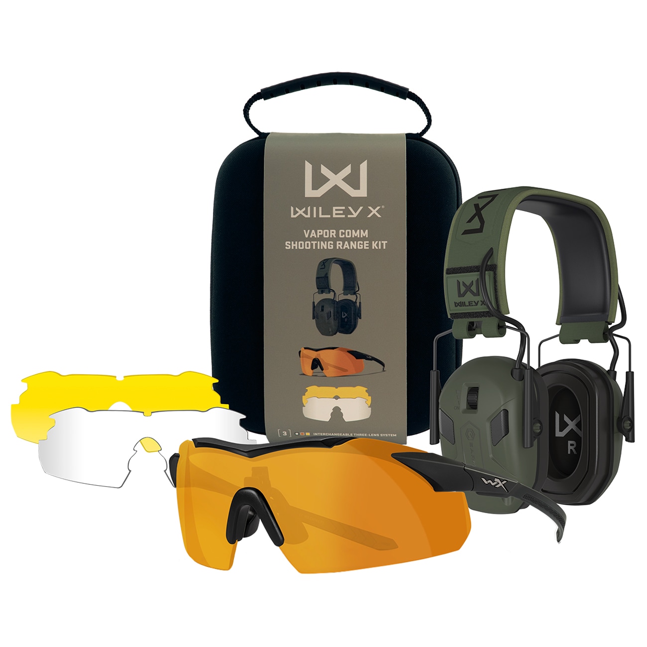 Набір Wiley X Vapor Comm Shooting Range Kit