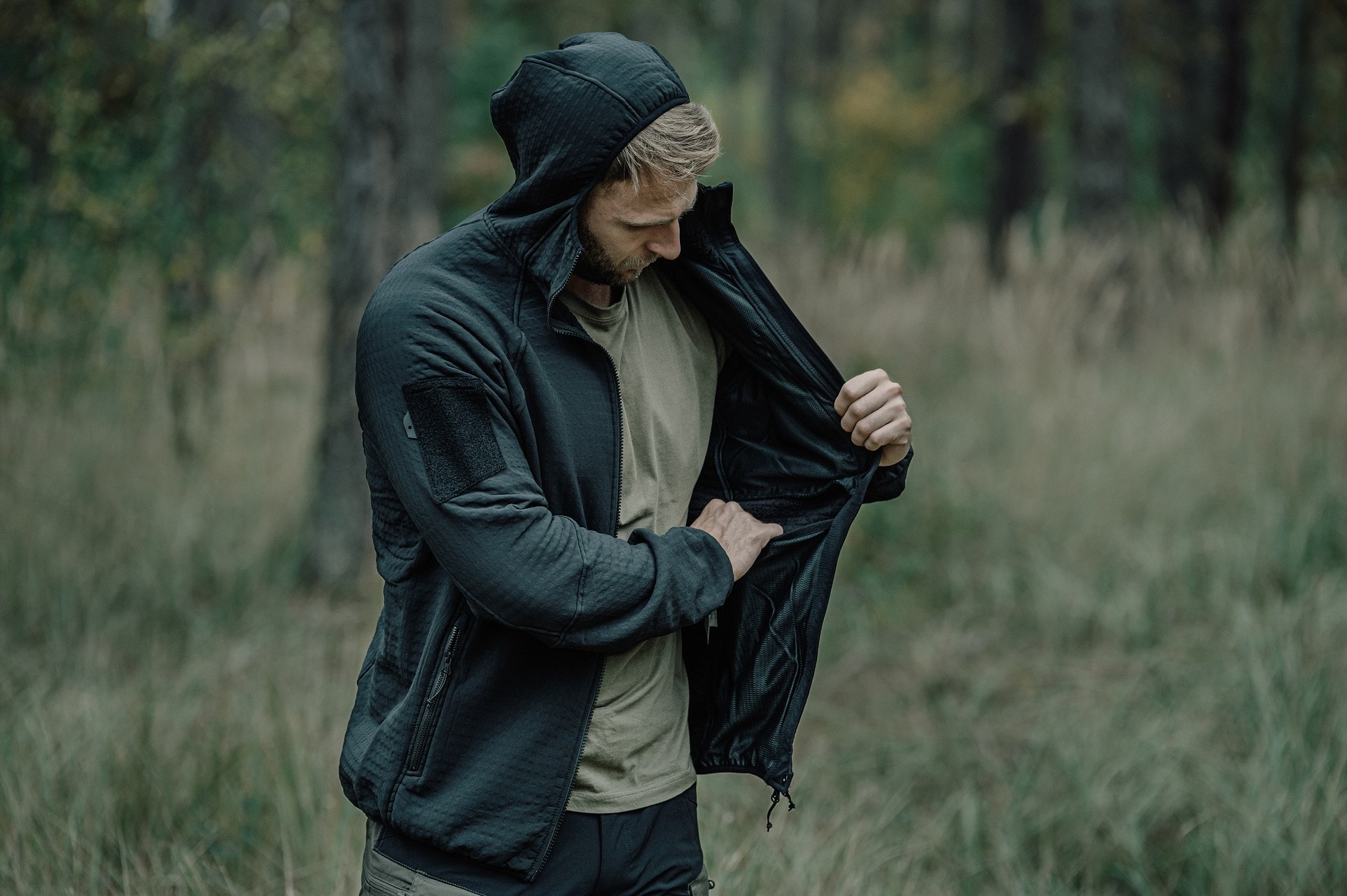 Флісова кофта Helikon Patriot Pro - Black