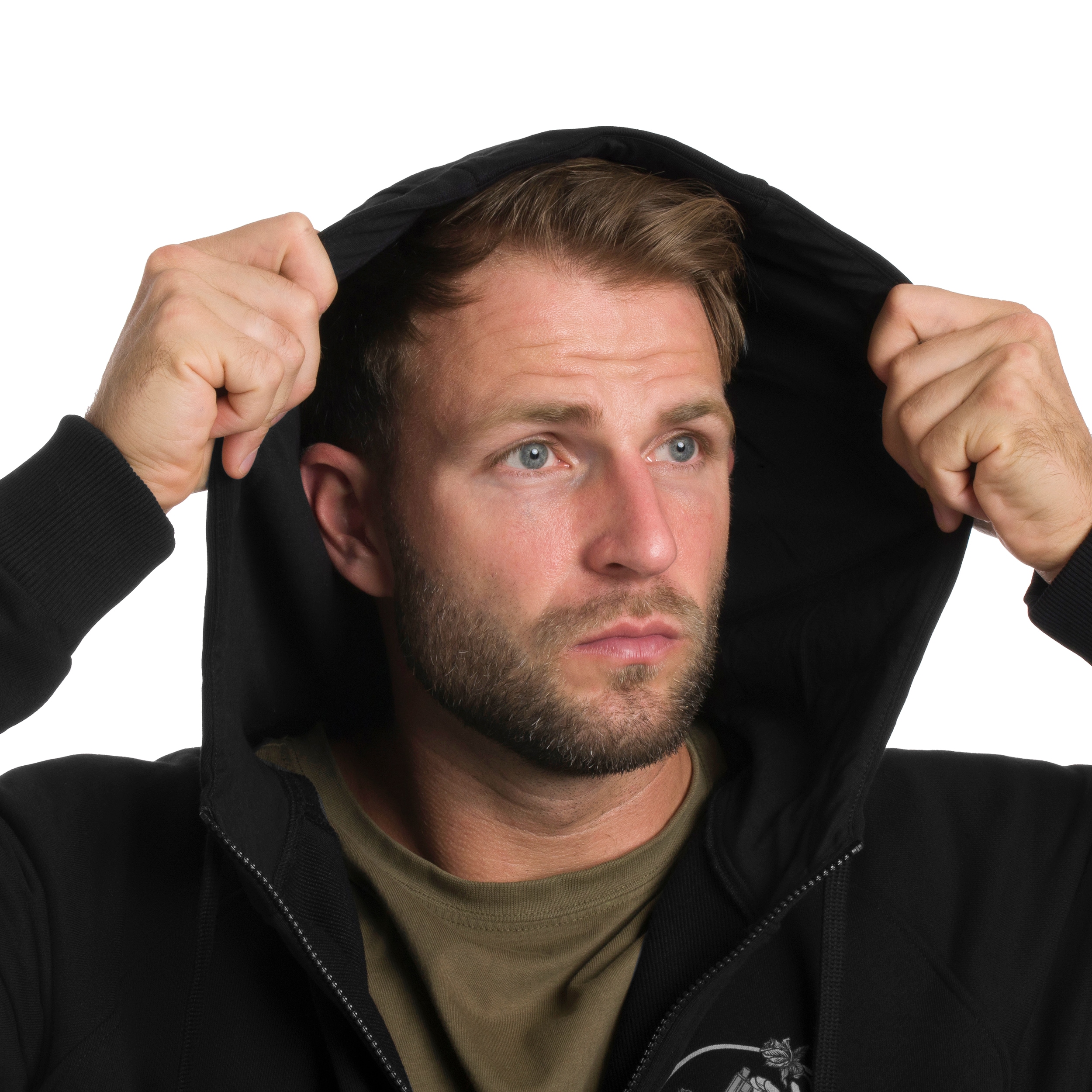 Helikon-Tex Full-Zip Old School Sweatshirt - Black