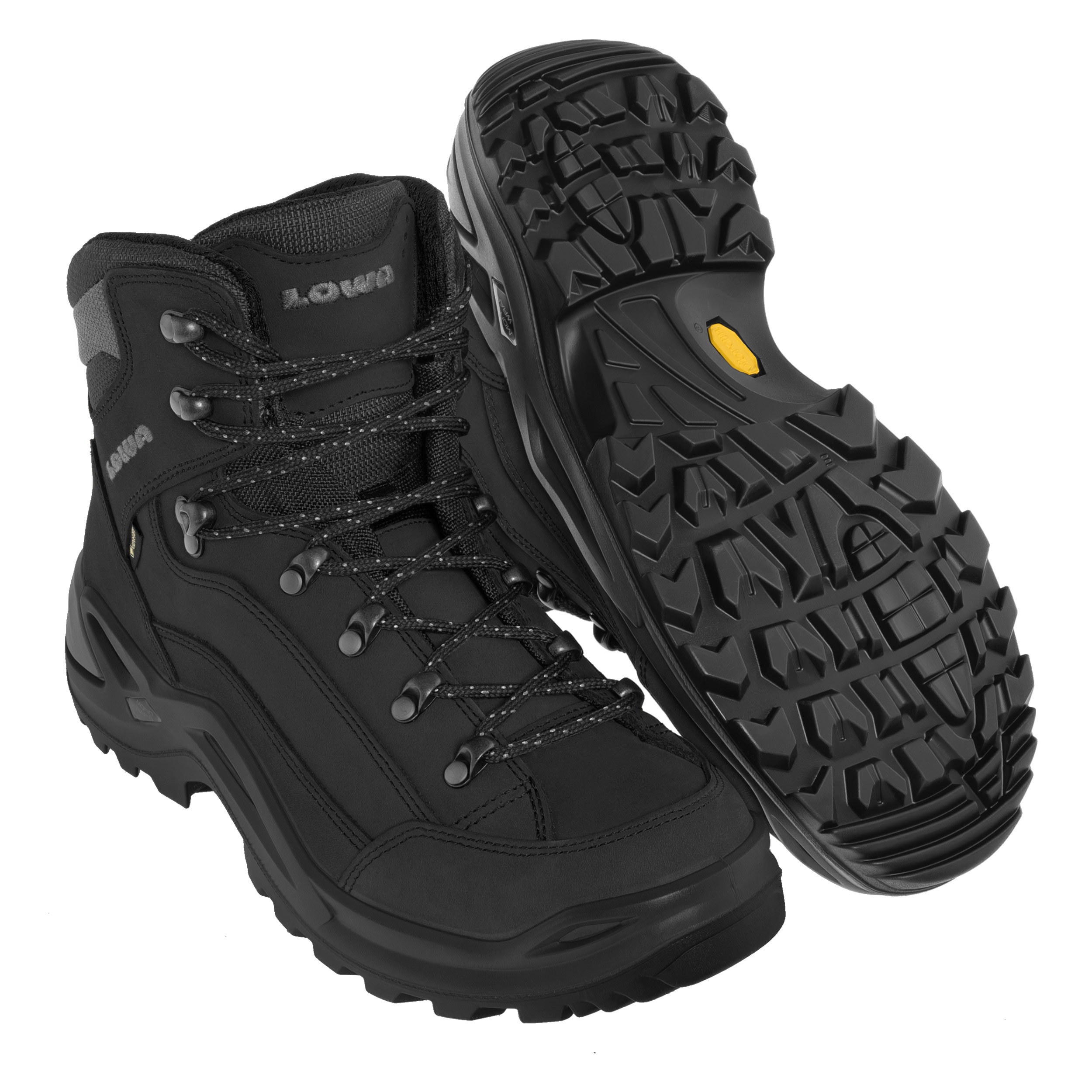 Buty Lowa Renegade GTX MID - Jet Black + Care Set Lowa do czyszczenia obuwia - zestaw