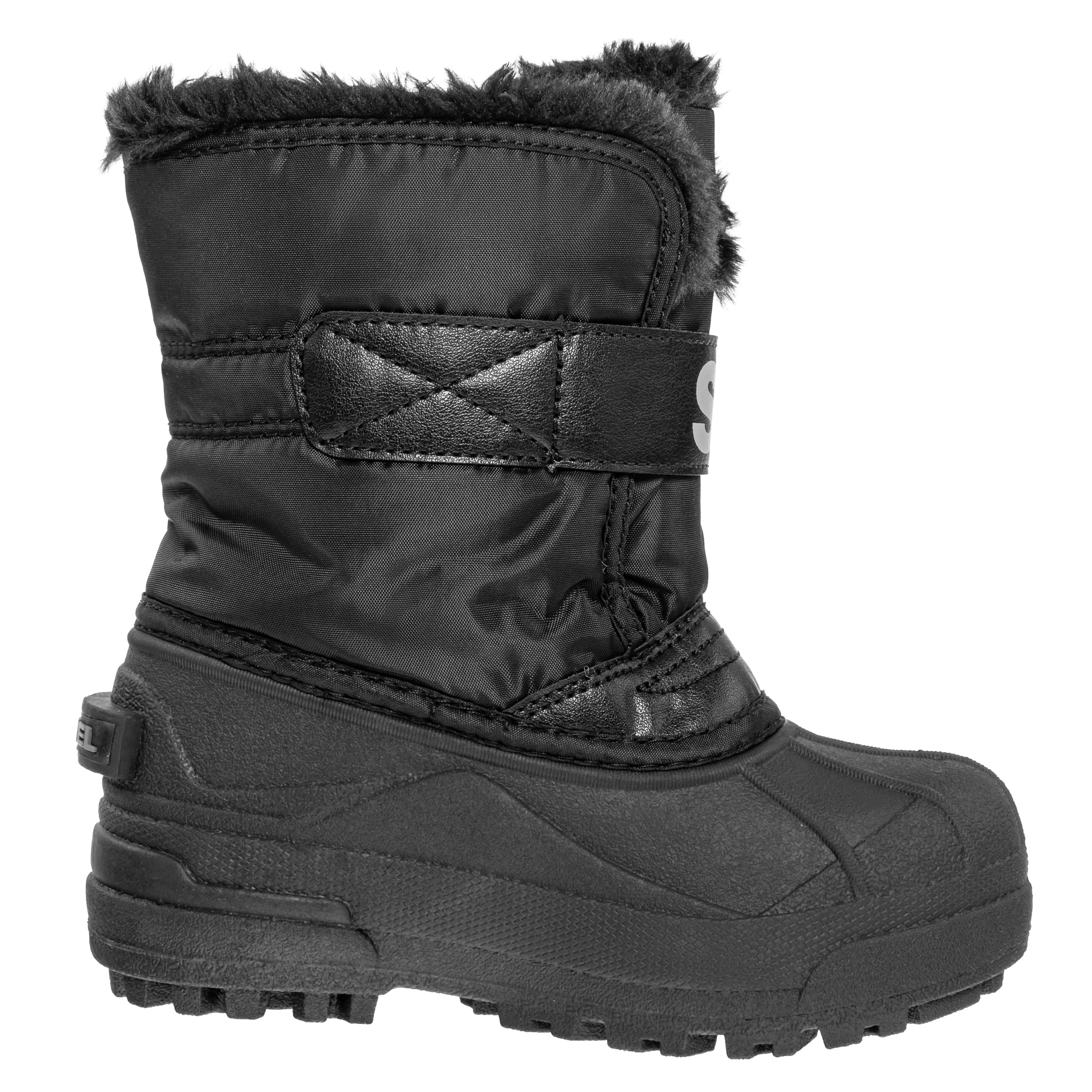Buty śniegowce dziecięce Sorel Snow Commander Boot - Black/Charcoal