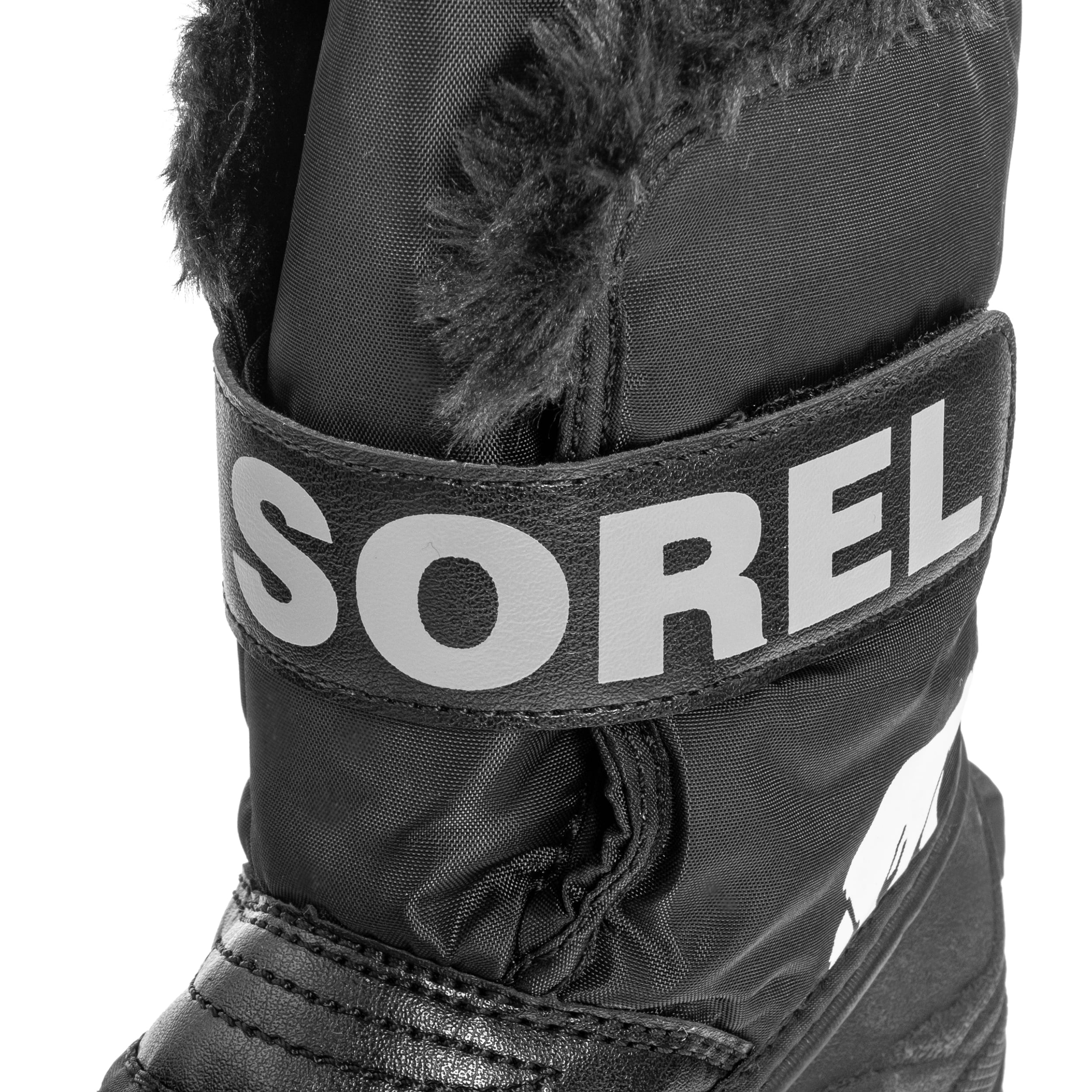 Buty śniegowce dziecięce Sorel Snow Commander Boot - Black/Charcoal