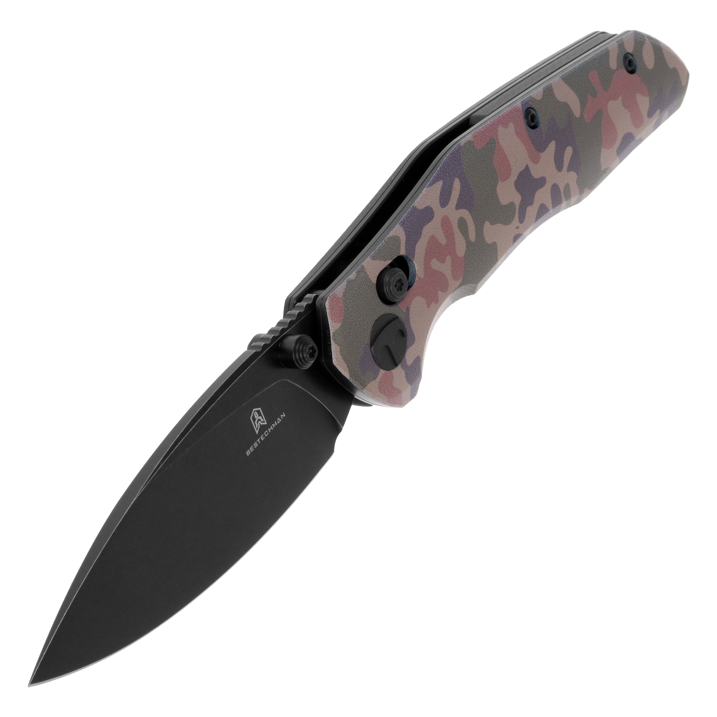 Складаний ніж Bestechman Ronan Stonewash - wz.93 Pantera PL Woodland