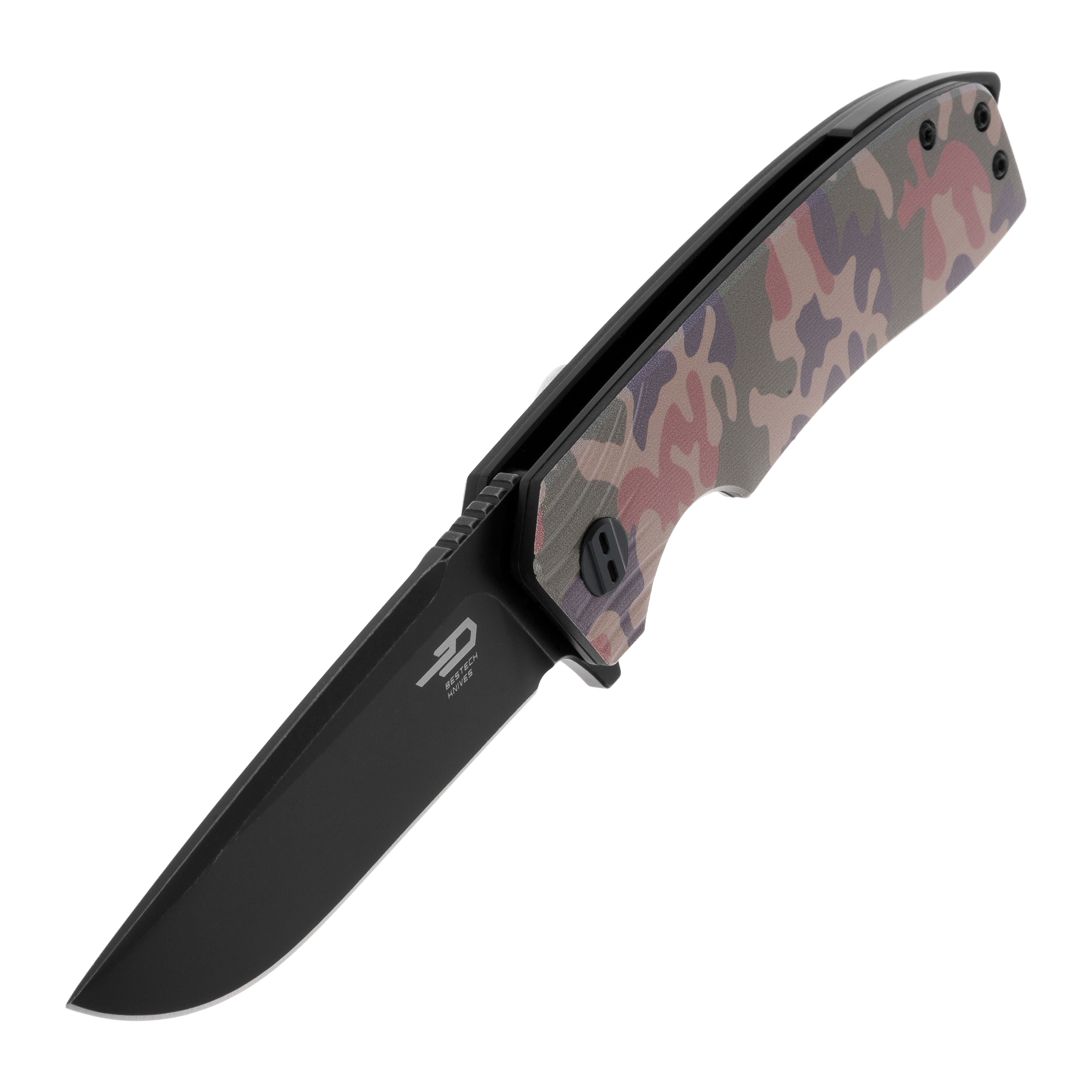 Nóż składany Bestech Knives Lion G10 - wz.93 Pantera PL Woodland