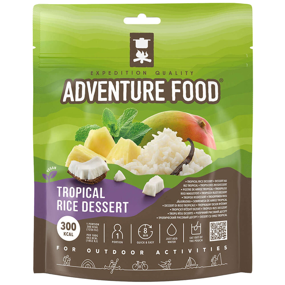 Сублімовані продукти Adventure Food Тропічний десерт з рисом 67 г - 3 шт.