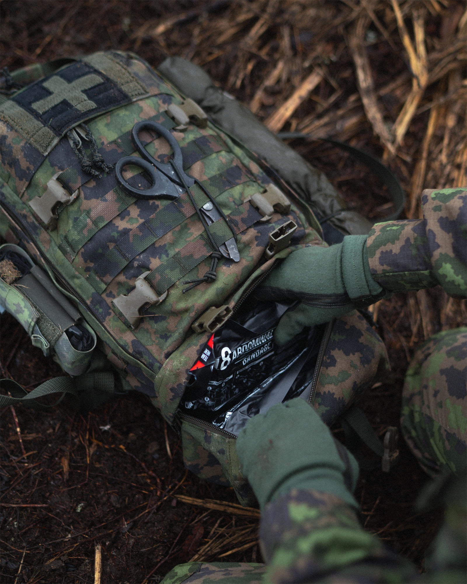 Plecak medyczny Savotta Medic Pack 18 l - M05 Finnish Woodland Camo