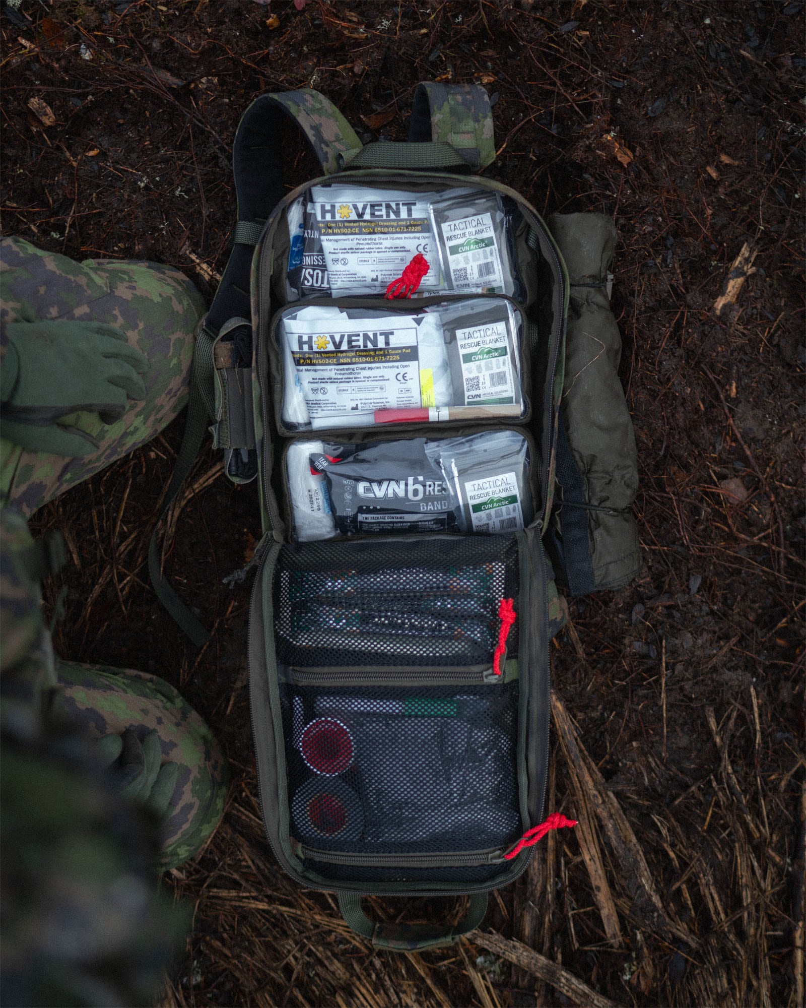 Plecak medyczny Savotta Medic Pack 18 l - M05 Finnish Woodland Camo