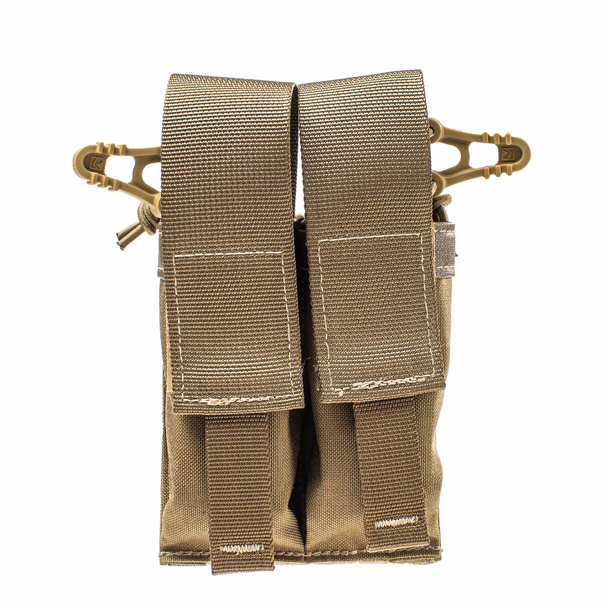 Podwójna ładownica Lindnerhof na magazynki małe PA004 - Coyote