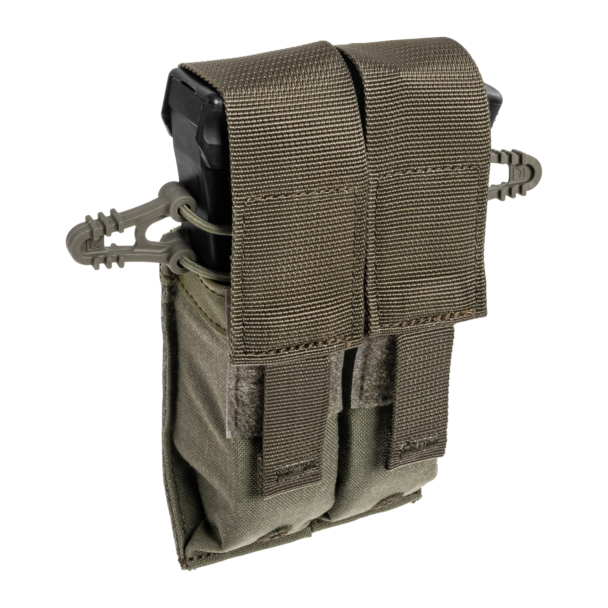 Podwójna ładownica Lindnerhof na magazynki małe PA004 - Stone Grey