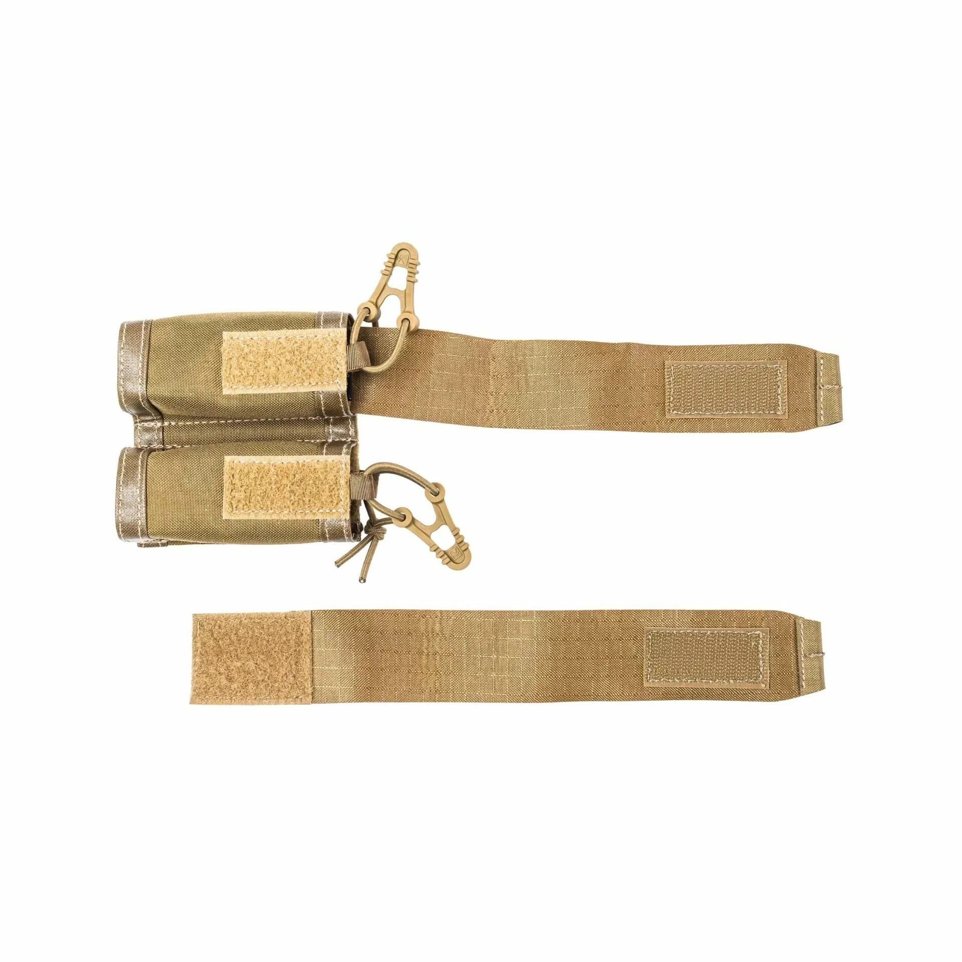 Podwójna ładownica Lindnerhof na magazynki małe MX762-2 - Coyote