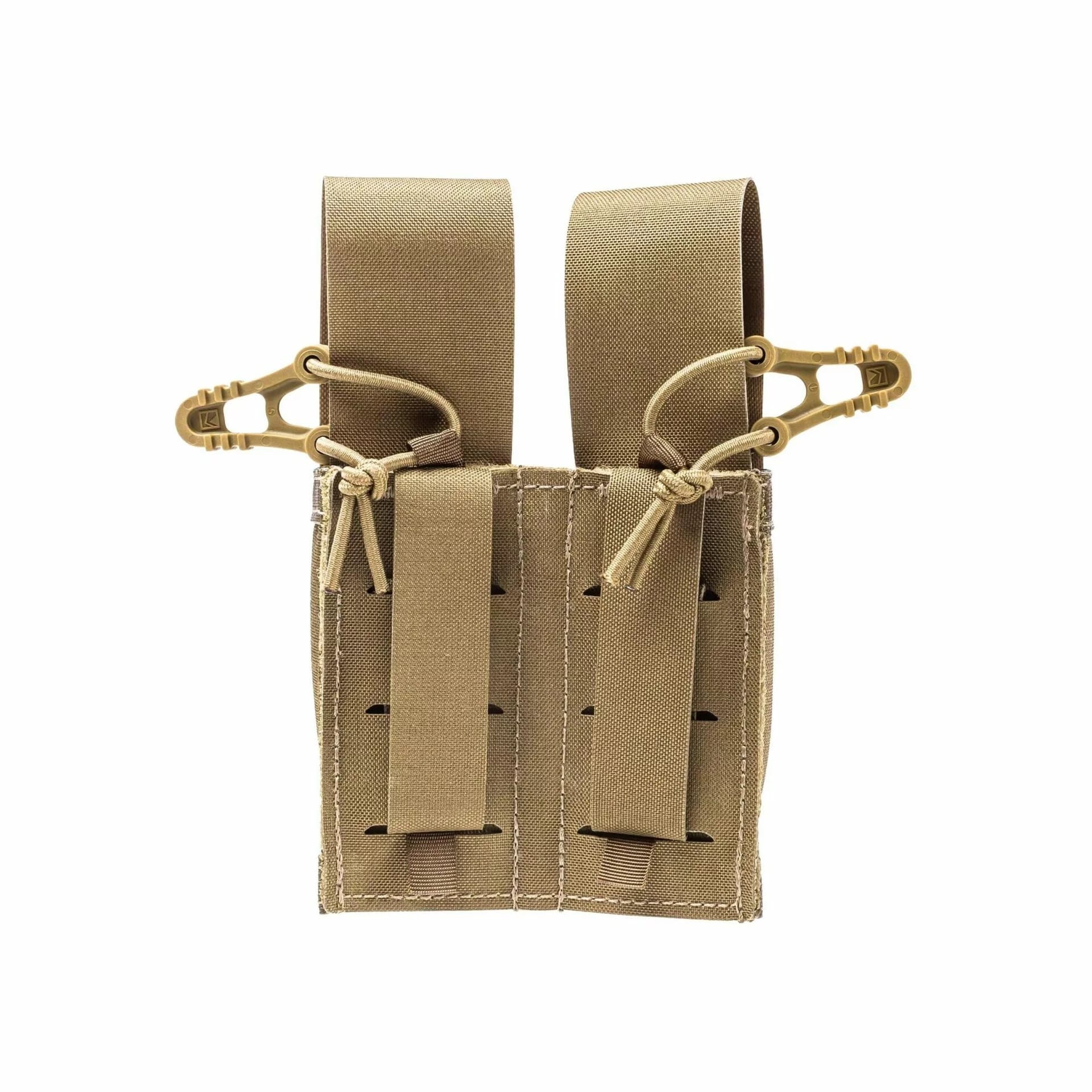 Podwójna ładownica Lindnerhof na magazynki małe MX762-2 - Coyote