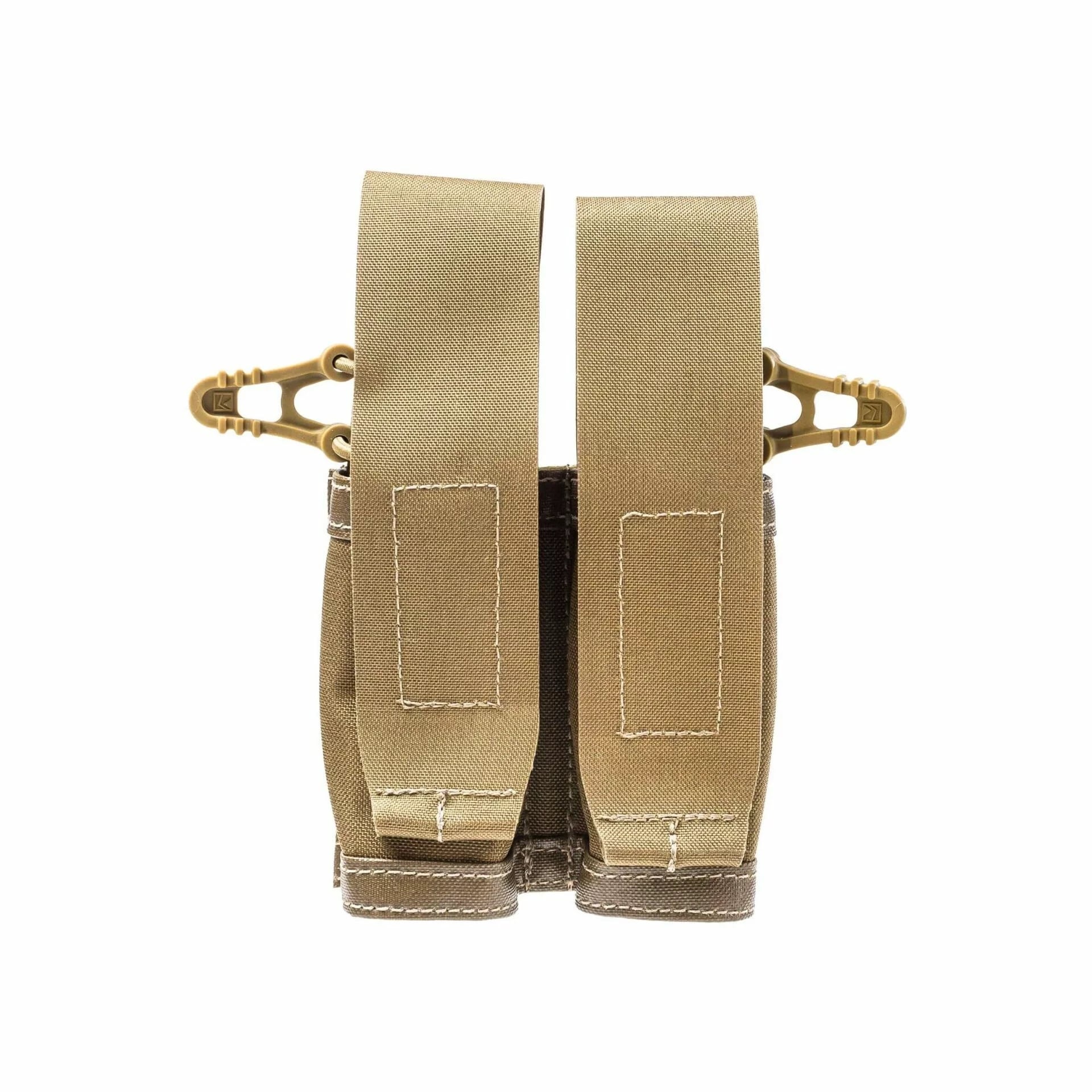 Podwójna ładownica Lindnerhof na magazynki małe MX762-2 - Coyote