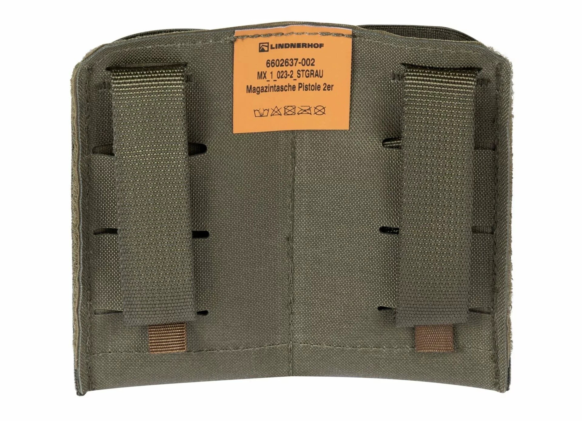 Ładownica Lindnerhof Magazine Pouch Double MX023-2 na magazynki 9 mm - Stone Grey
