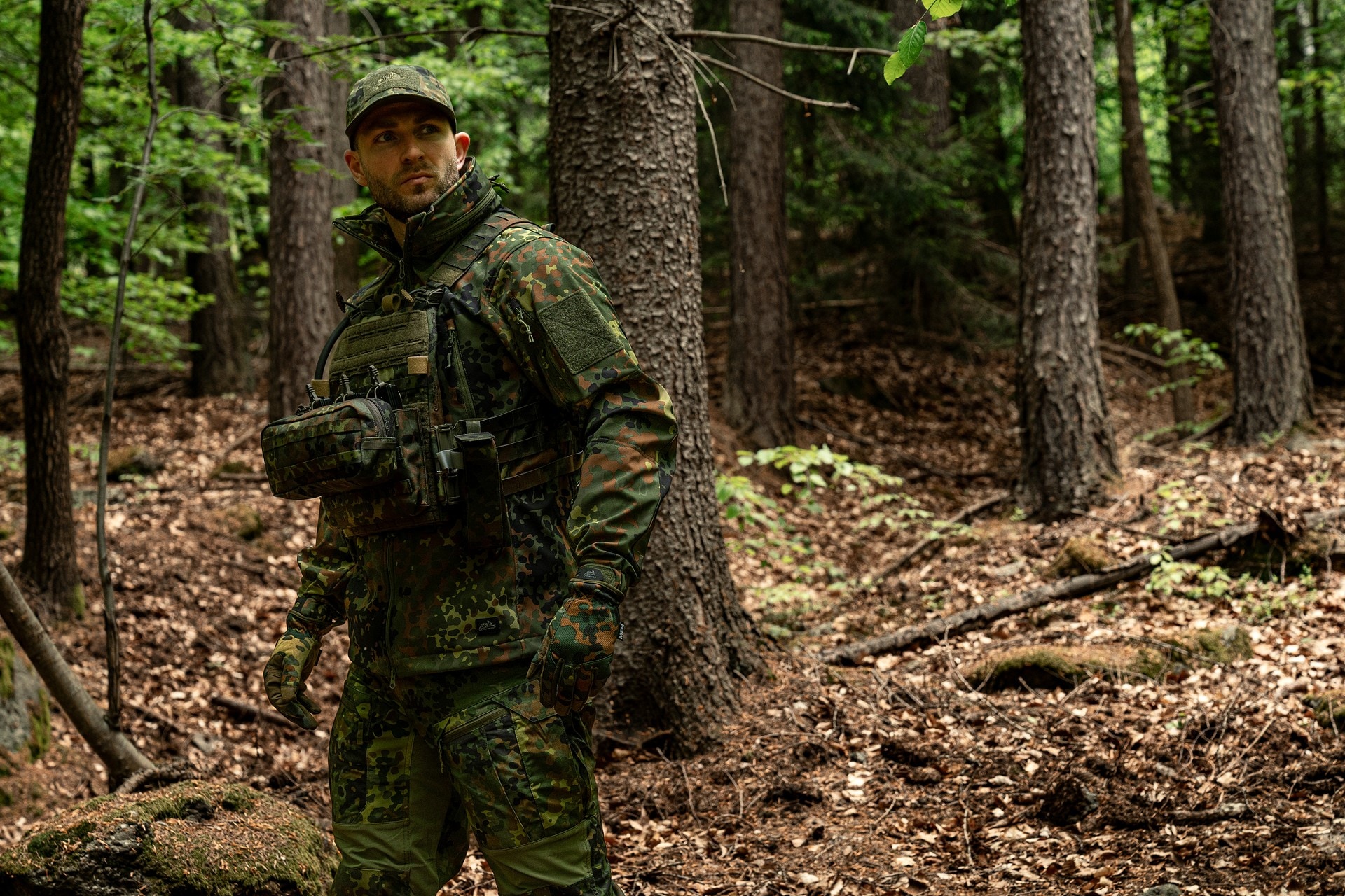Kieszeń Lindnerhof Multi-Pouch Horizontal Large PA023 - Flecktarn
