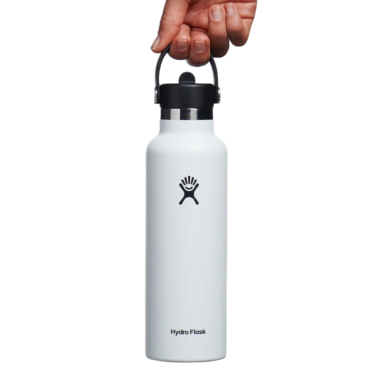 Butelka termiczna Hydro Flask Standard Flex Straw Cap 621 ml - White