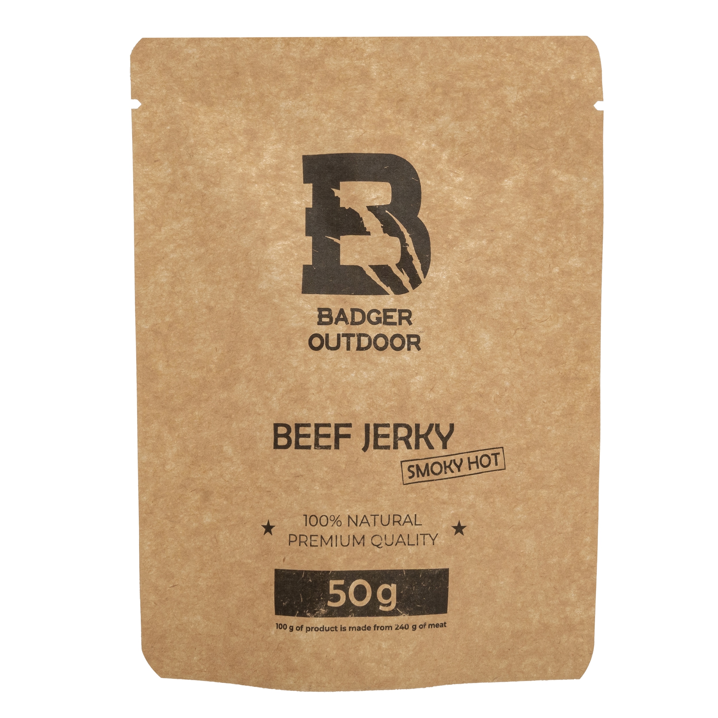 Сушена яловичина Badger Outdoor Beef Jerky Smoky Hot 50 г - 2 шт.