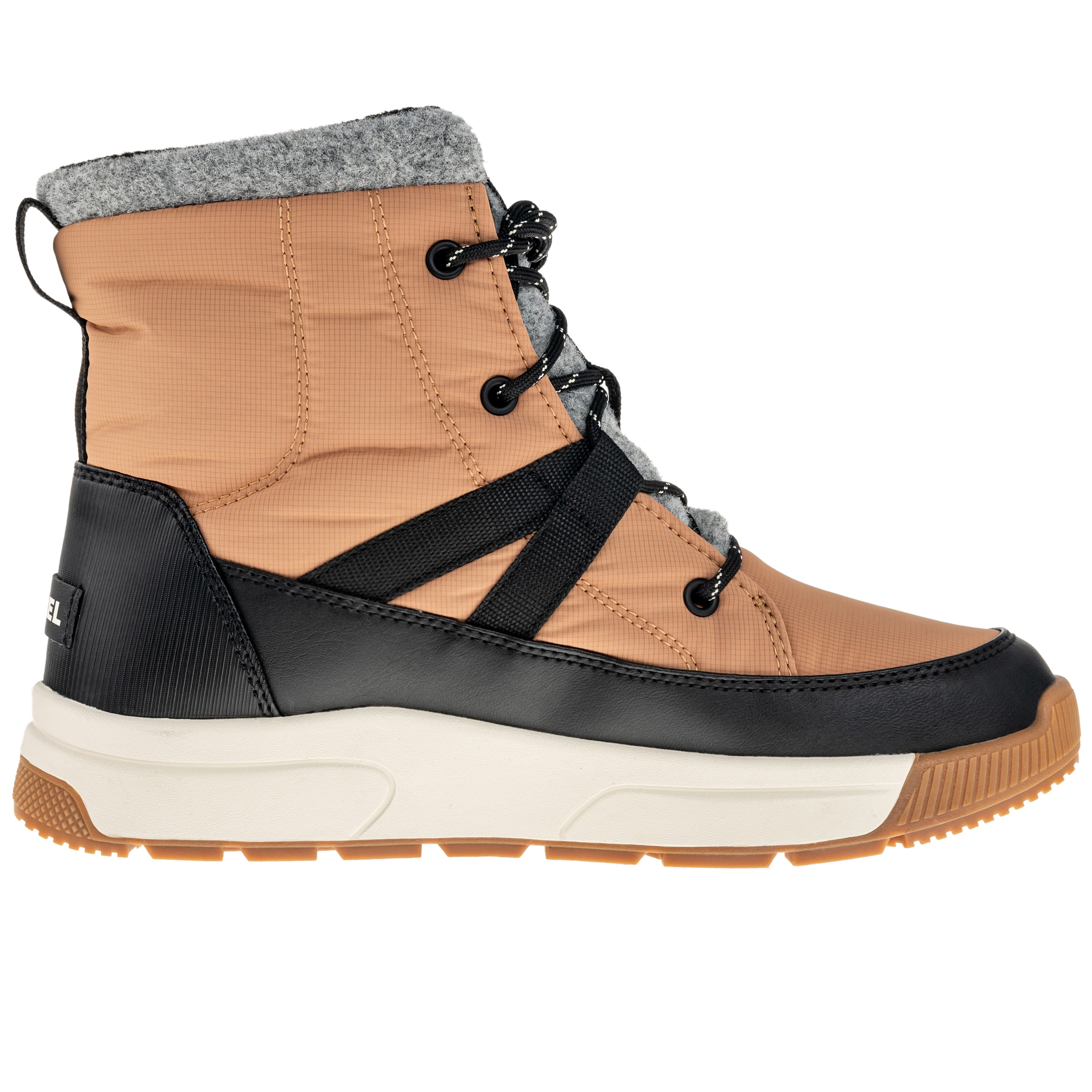 Buty damskie Sorel Whitney III Mid Waterproof - Tawny Buff/Black