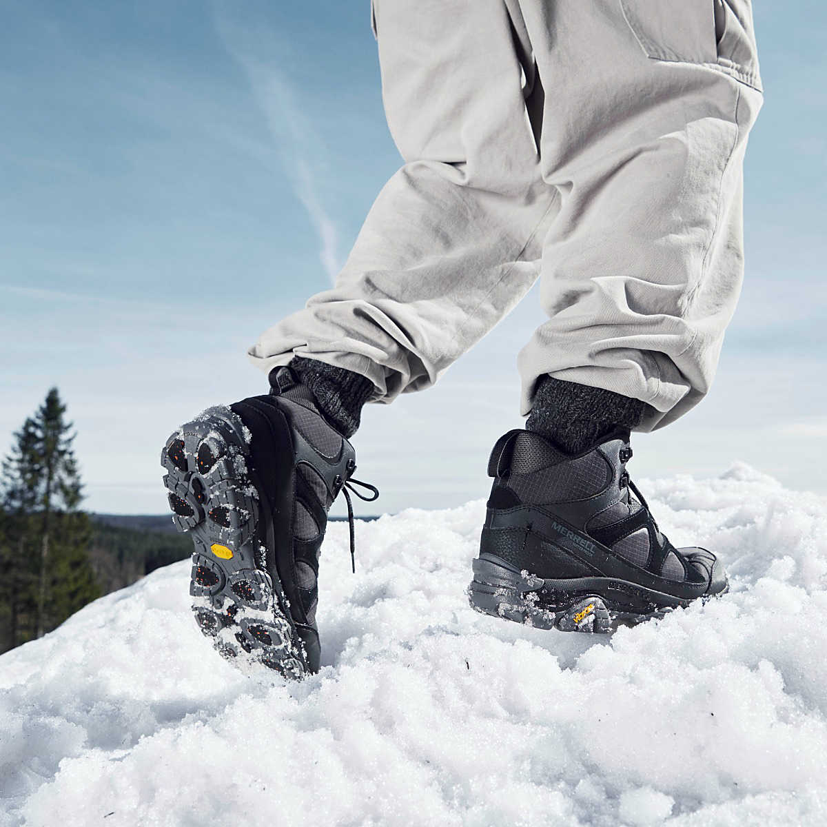 Черевики Merrell Thermo Snow Grip MID Waterproof - Black