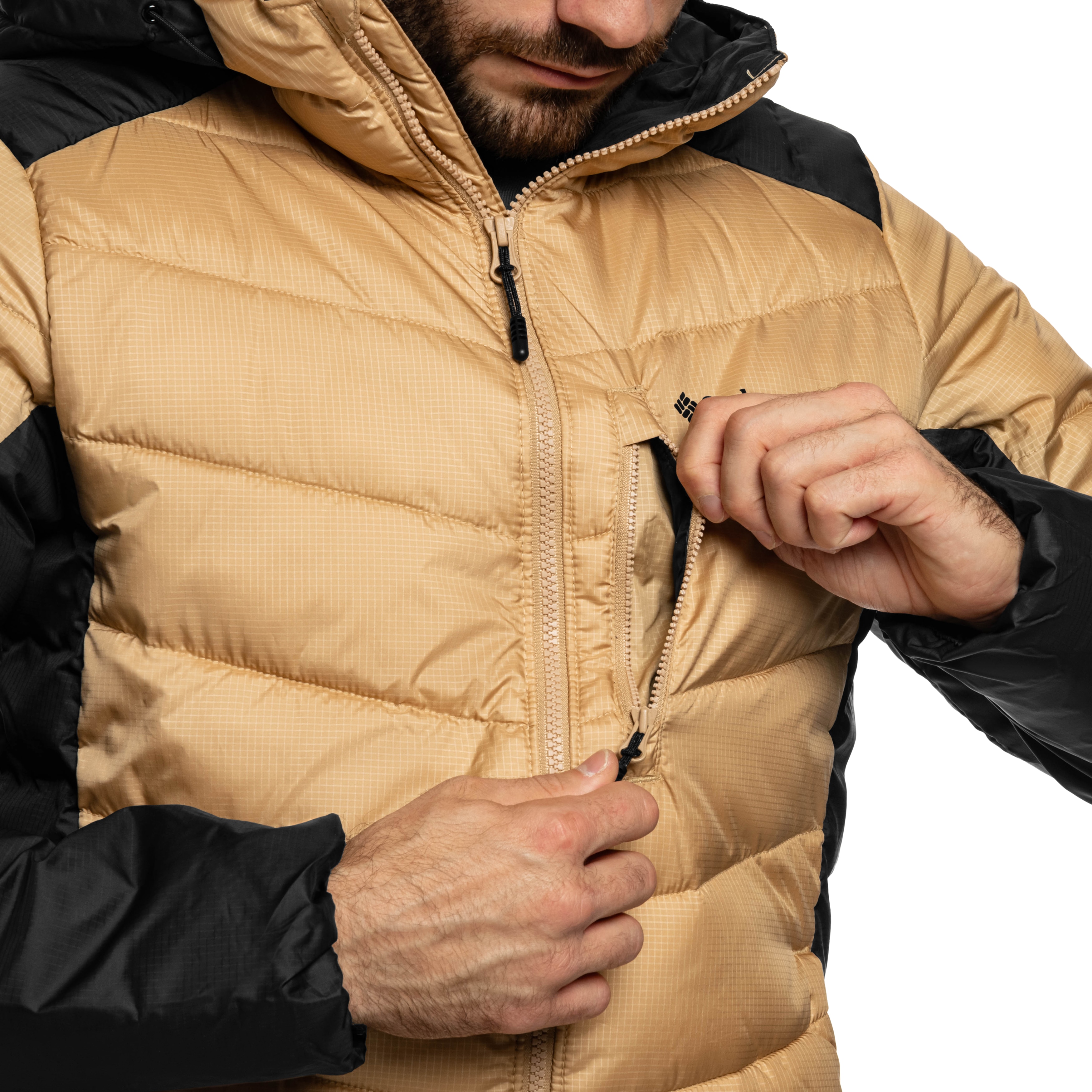 Kurtka Columbia Labyrinth Loop II Insulated Hooded - Canoe/Black