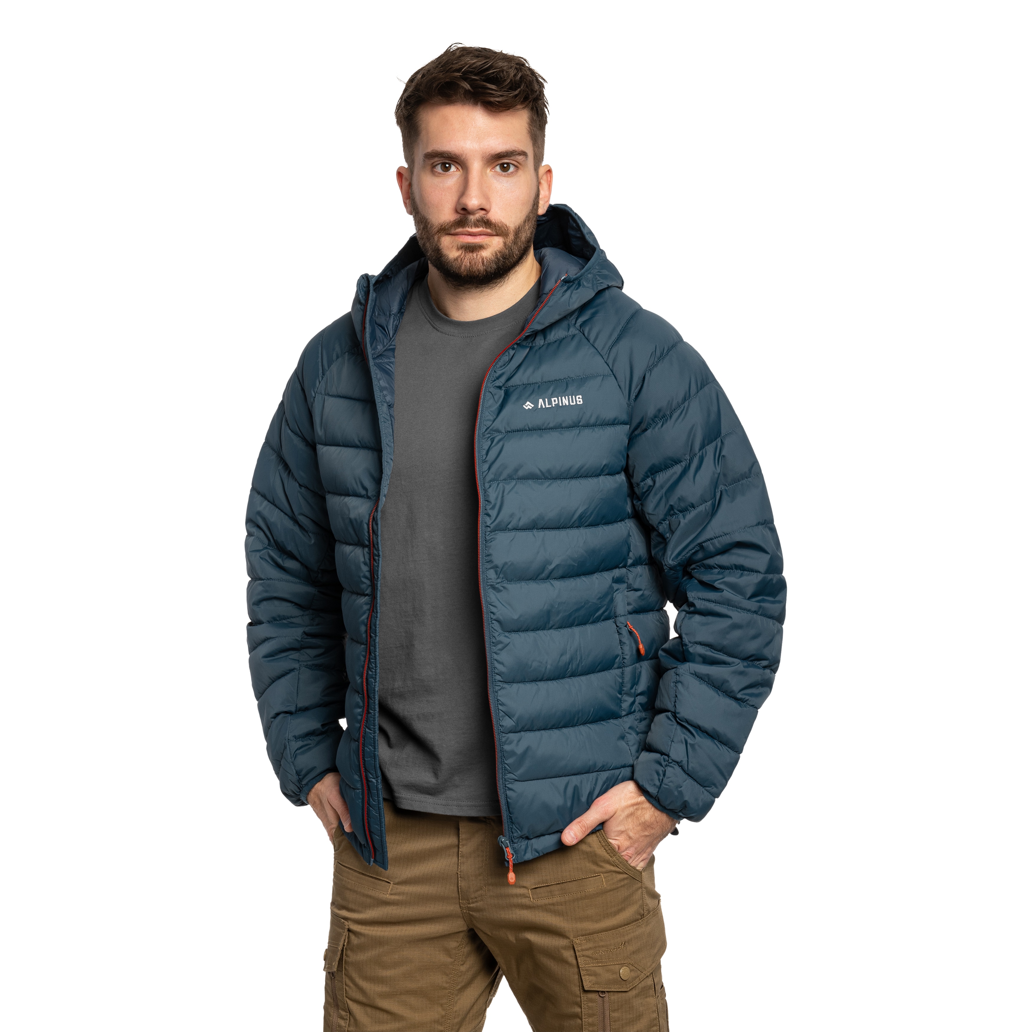 Куртка Alpinus Hozat - Сірий-Темно-синій