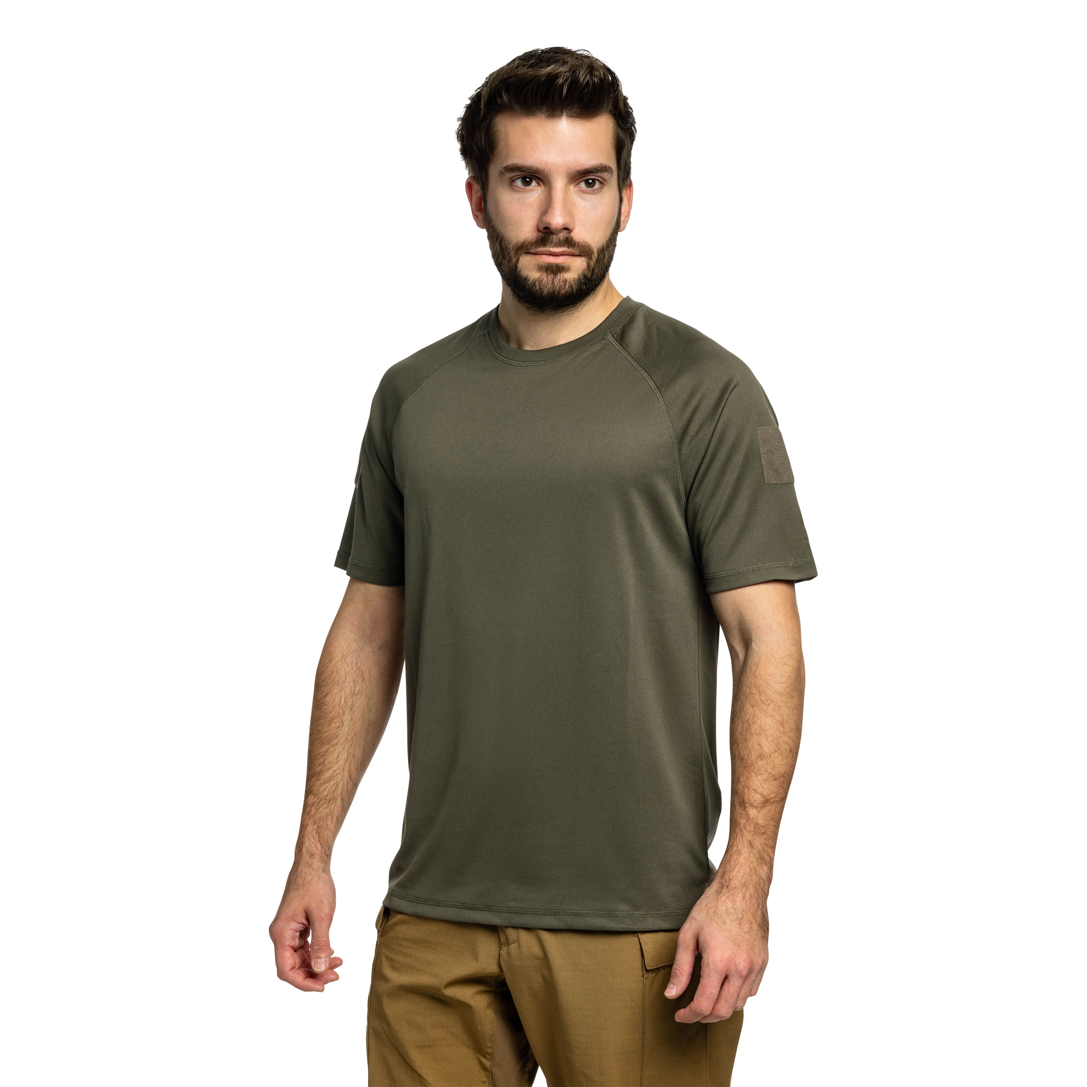 Футболка T-shirt Brandit Quickdry Short Sleeve - Olive