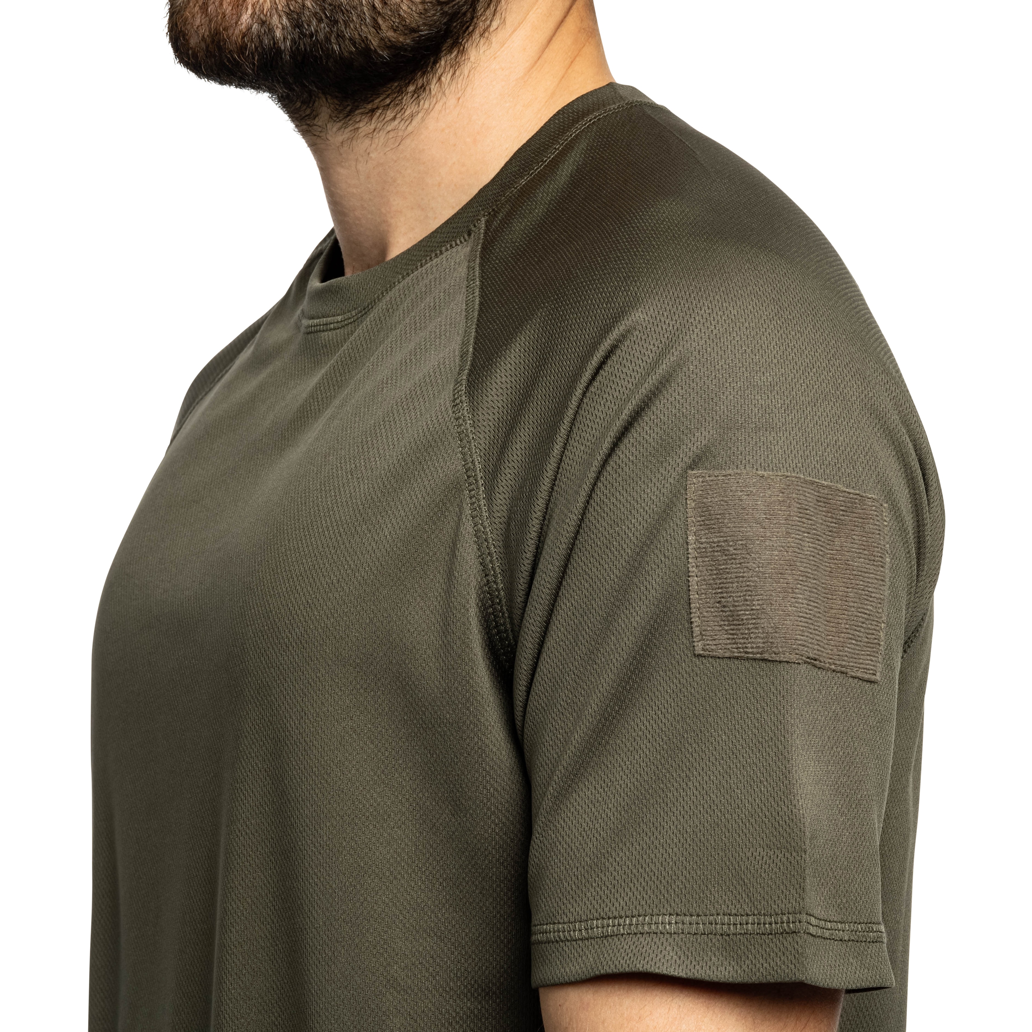 Футболка T-shirt Brandit Quickdry Short Sleeve - Olive