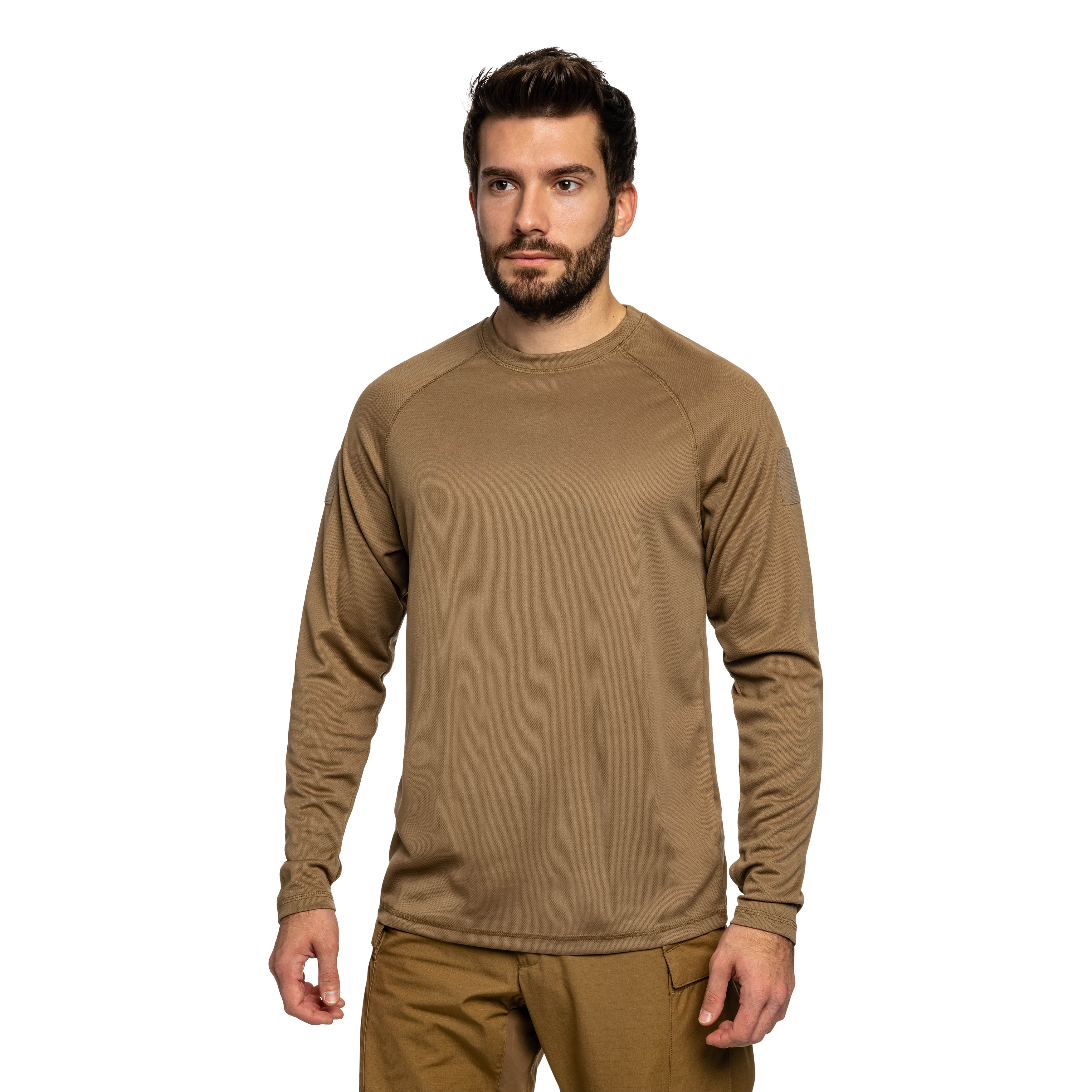 Футболка Brandit QuickDry Long Sleeve - Coyote
