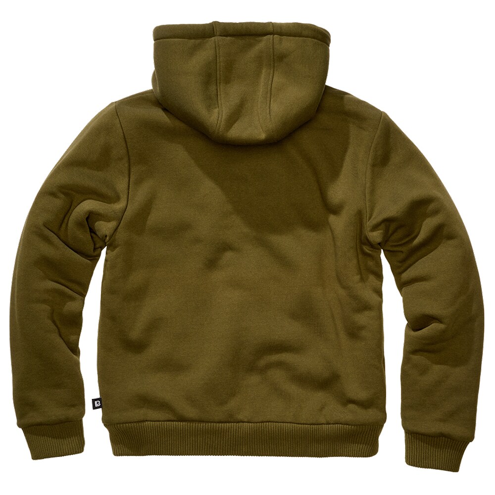 Кофта Brandit Sweatjacket Teddylining - Olive
