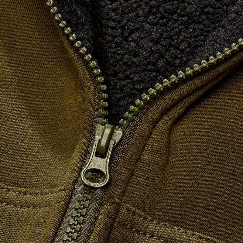 Кофта Brandit Sweatjacket Teddylining - Olive