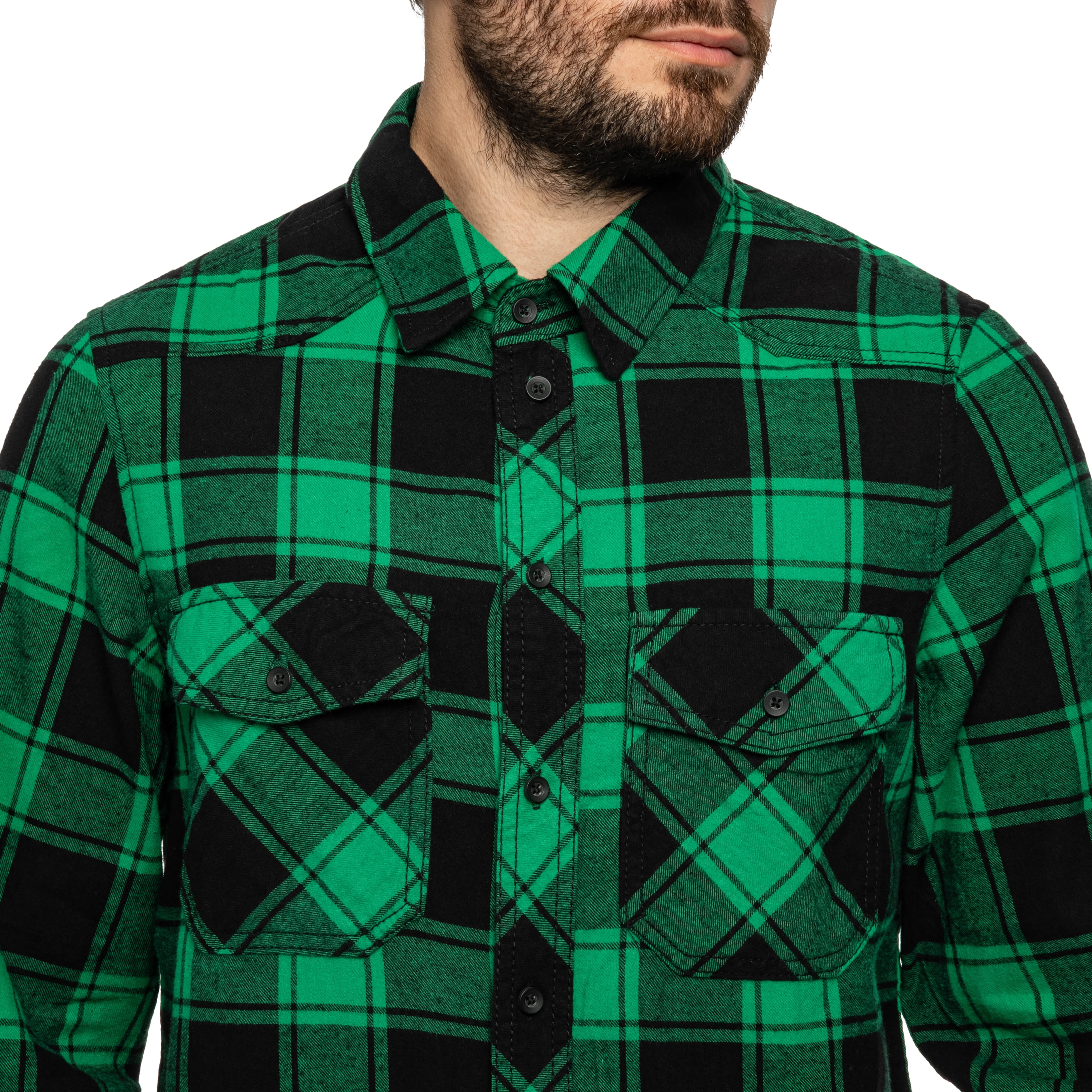 Koszula Brandit Check Shirt - Green/Black