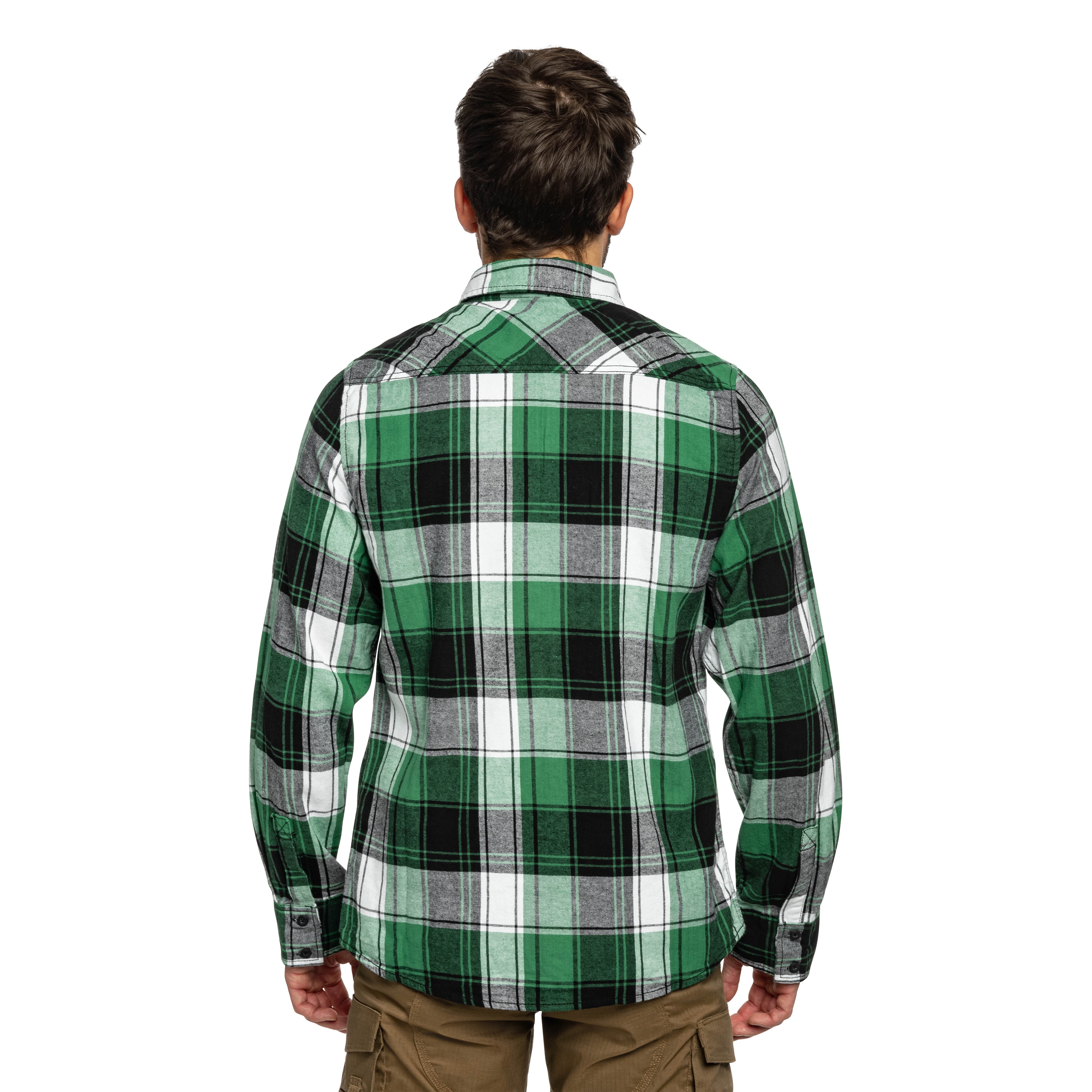 Koszula Brandit Check Shirt - Green/Black/White
