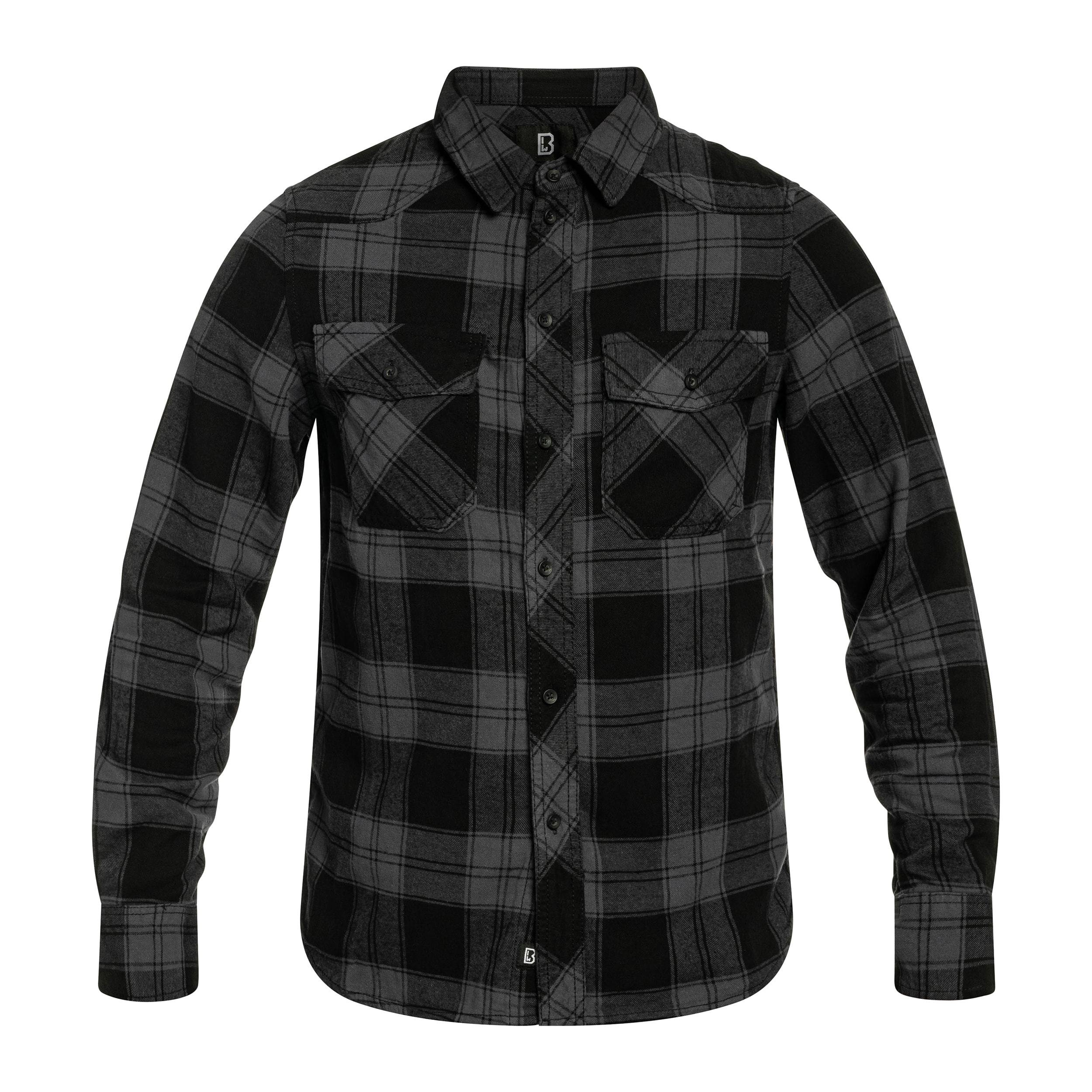 Koszula Brandit Check Shirt - Black/Steel Grey