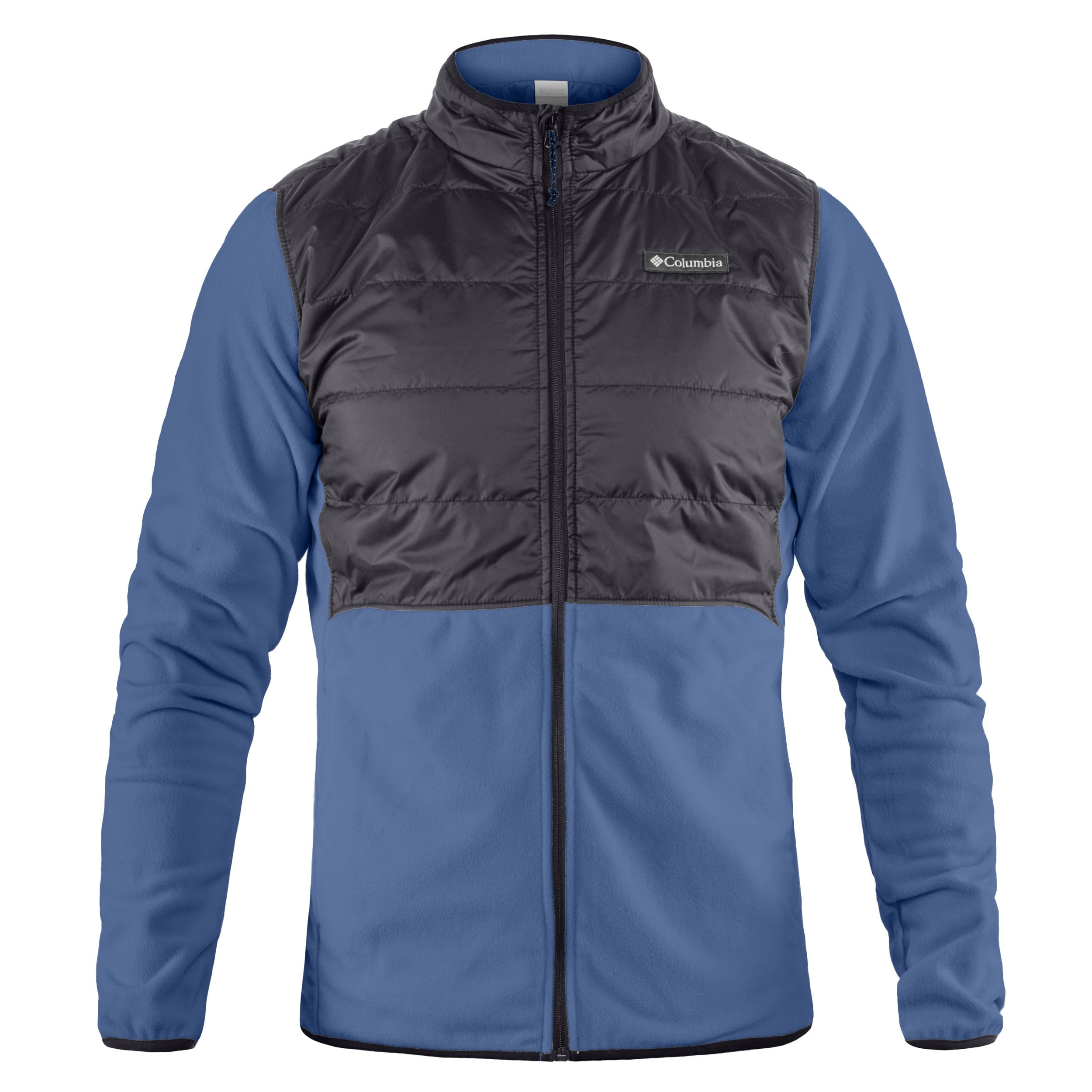 Polar Columbia Basin Butte II Hybrid Fleece Jacket - Dark Mountain/Black